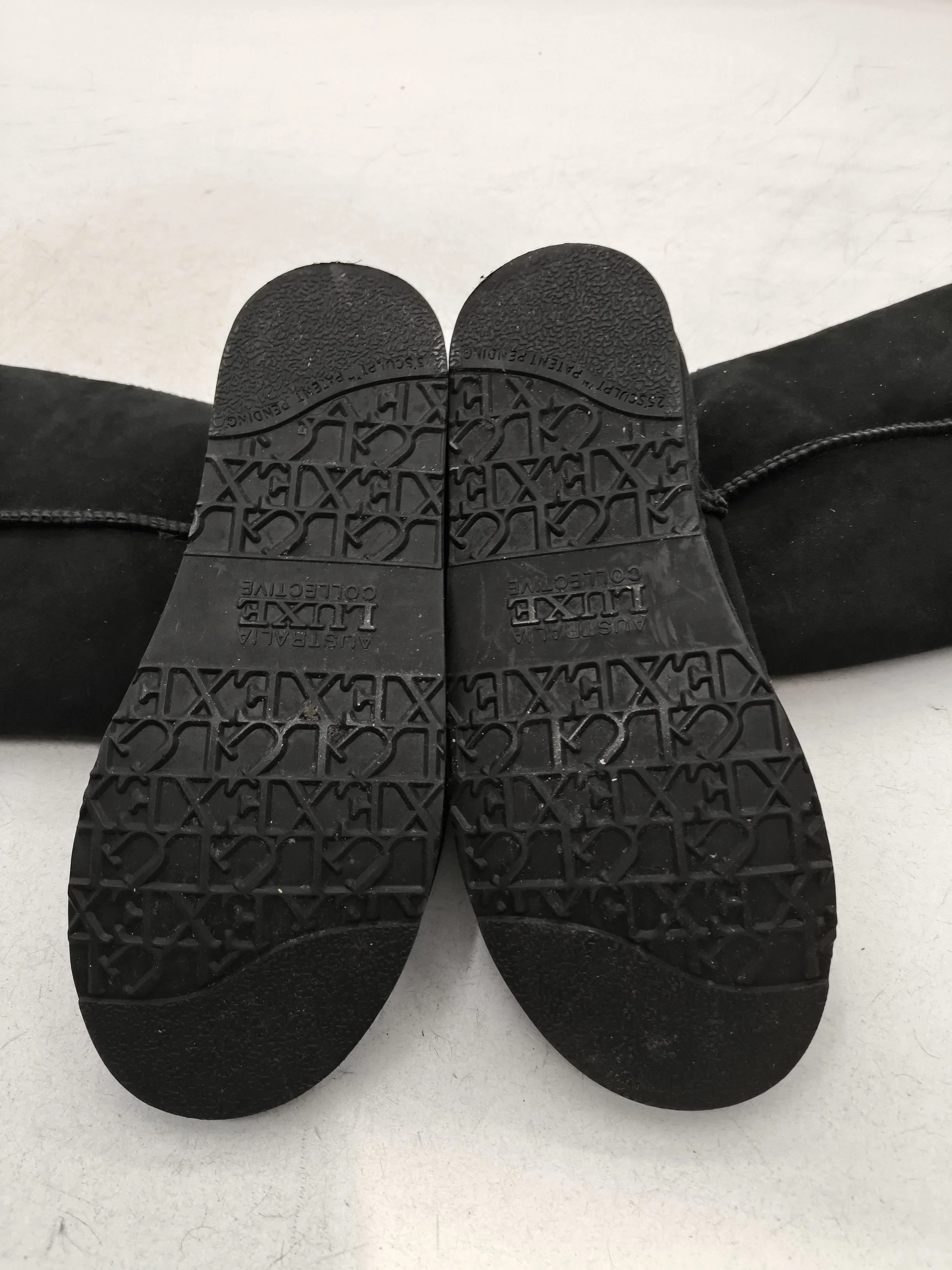 Australia Luxe Collective Women's Boots UK 6 Black Suede with Faux Fur Platform - Image 7