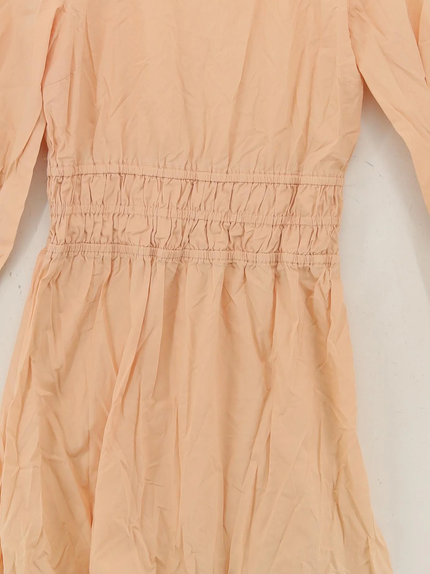 Autograph A-Line Midi Dress UK12 in Orange - Image 3