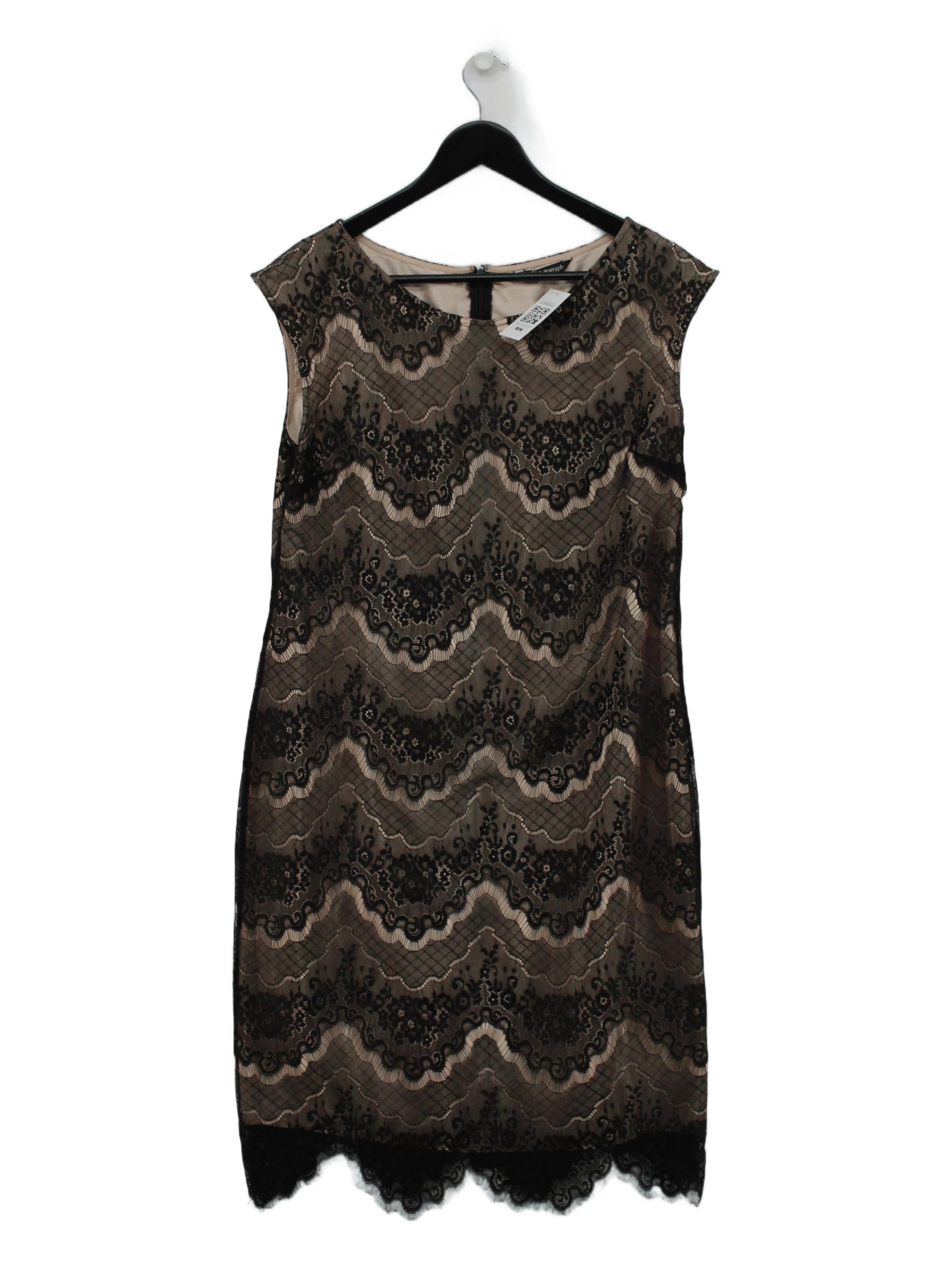 Autograph Bodycon Mini Dress M in Black