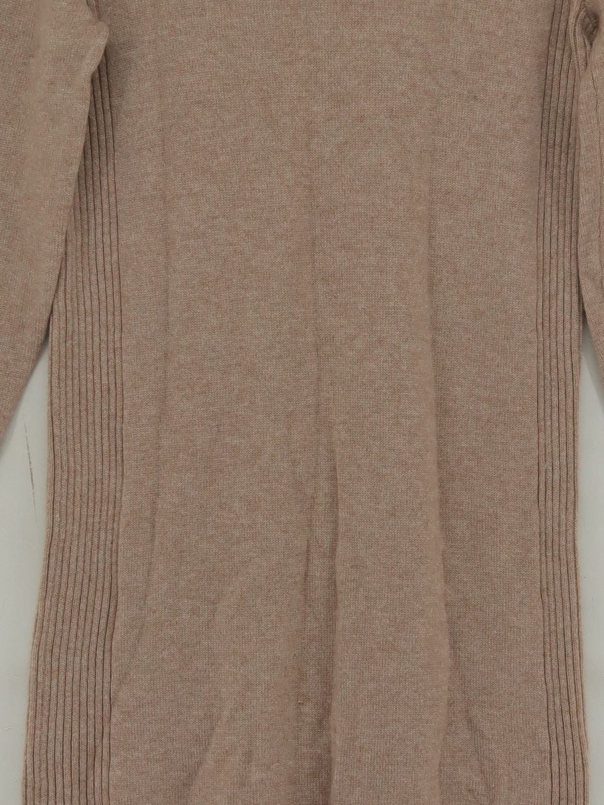 Autograph Jumper Midi Dress M in Tan - Image 3