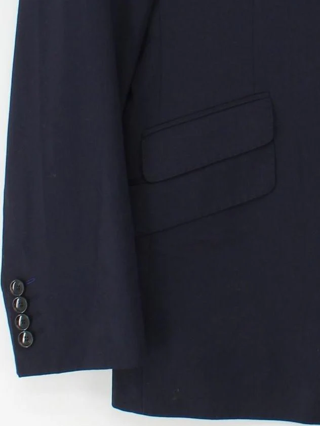 Autograph Men's Blazer M Blue Wool with Elastane, Polyester, Viscose Overcoat - Image 4