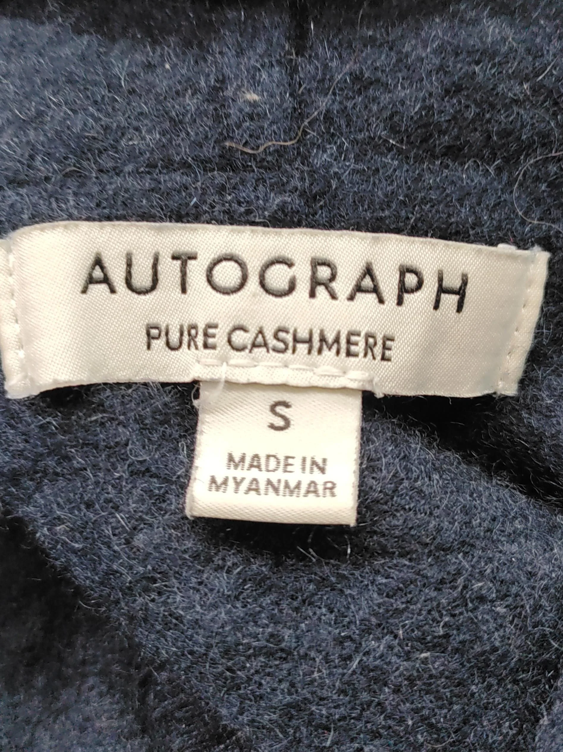 Autograph Men's Hoodie S Blue 100% Cashmere Pullover - Image 5