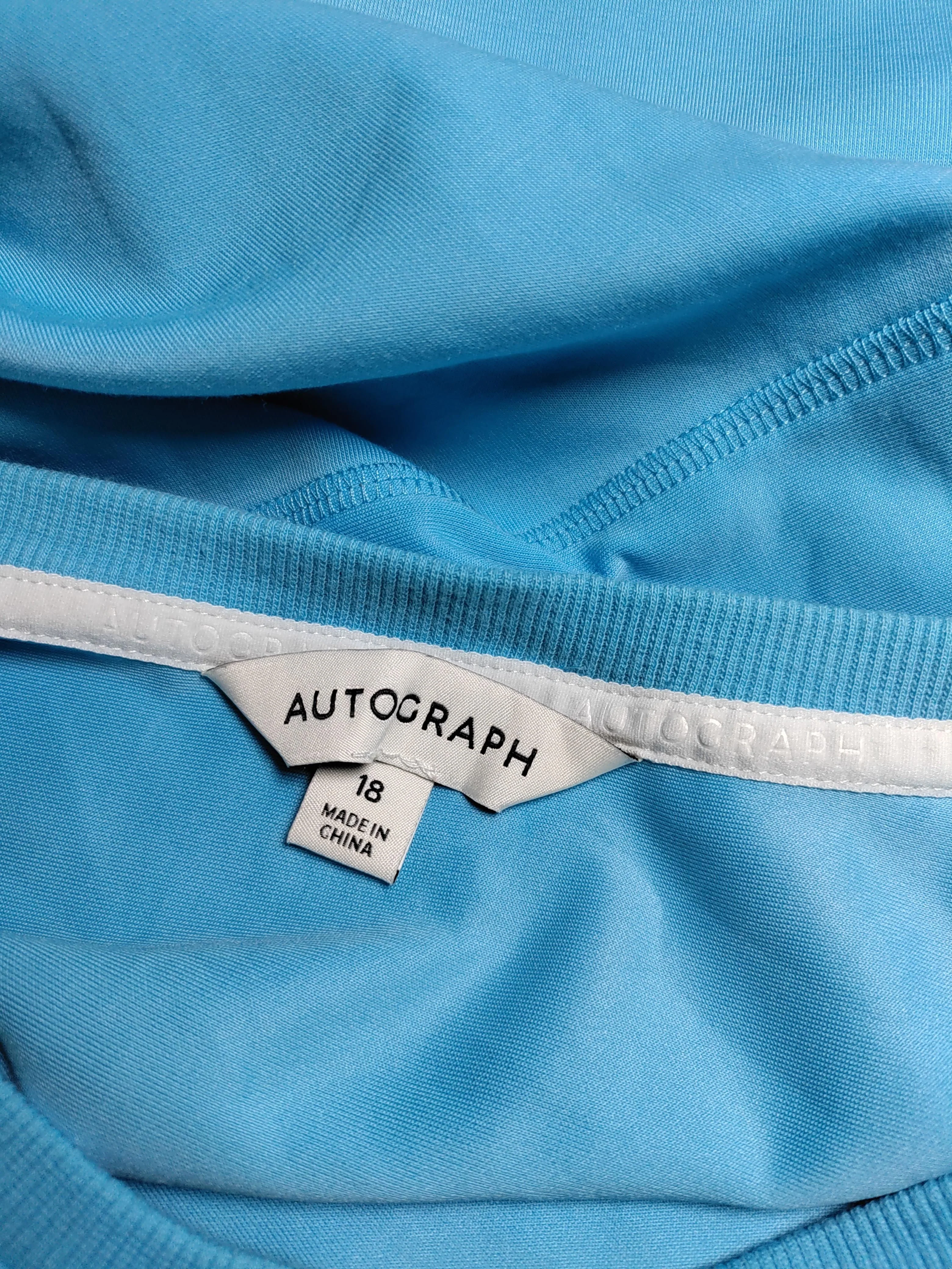 Autograph Men's Jumper L Blue Polyester with Elastane, Spandex Pullover - Image 6
