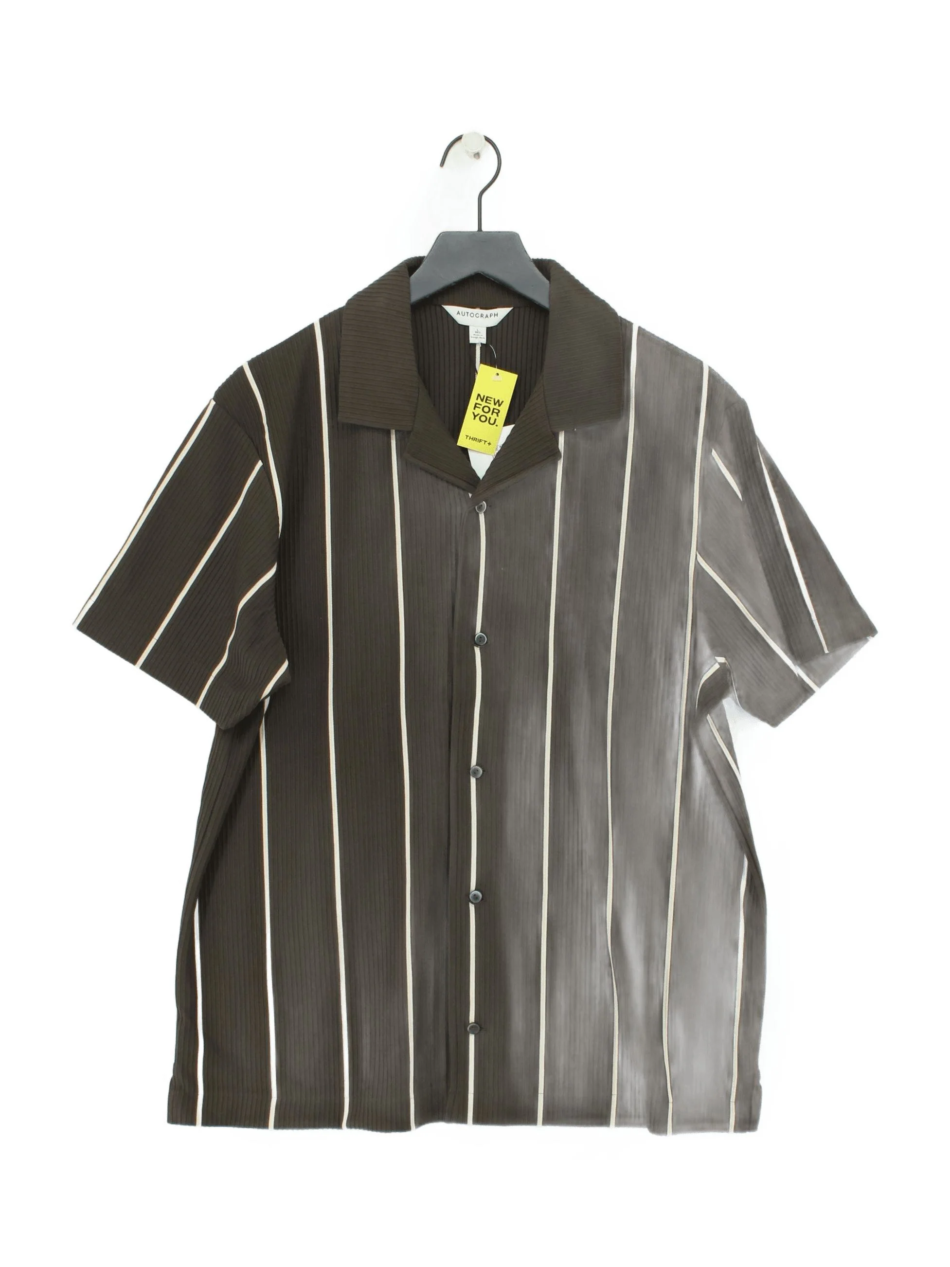 Autograph Men's Shirt L Brown Polyester New with tags