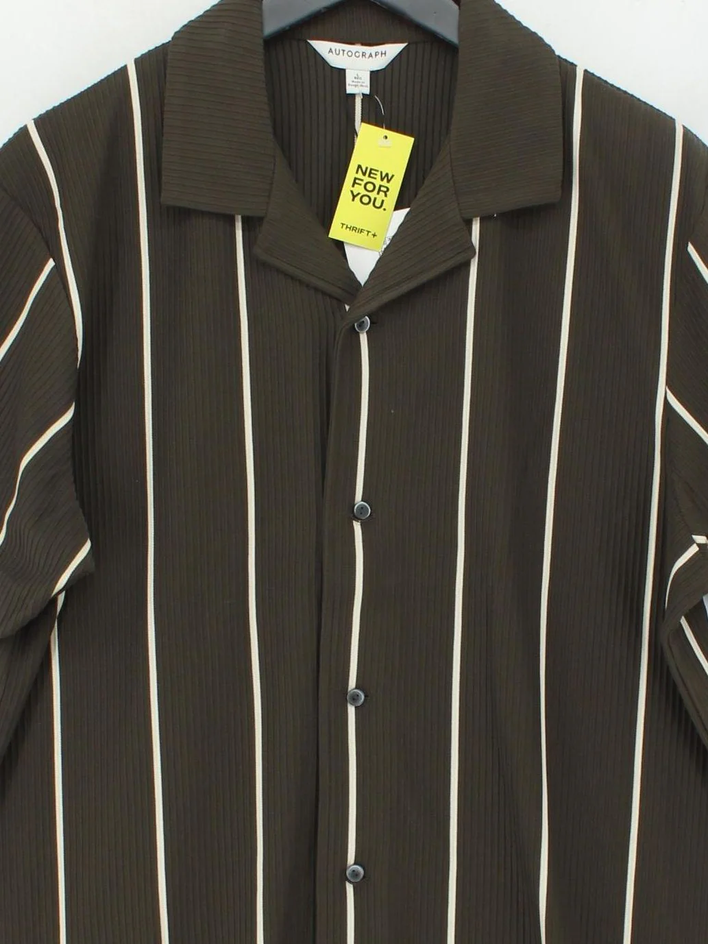 Autograph Men's Shirt L Brown Polyester New with tags - Image 3