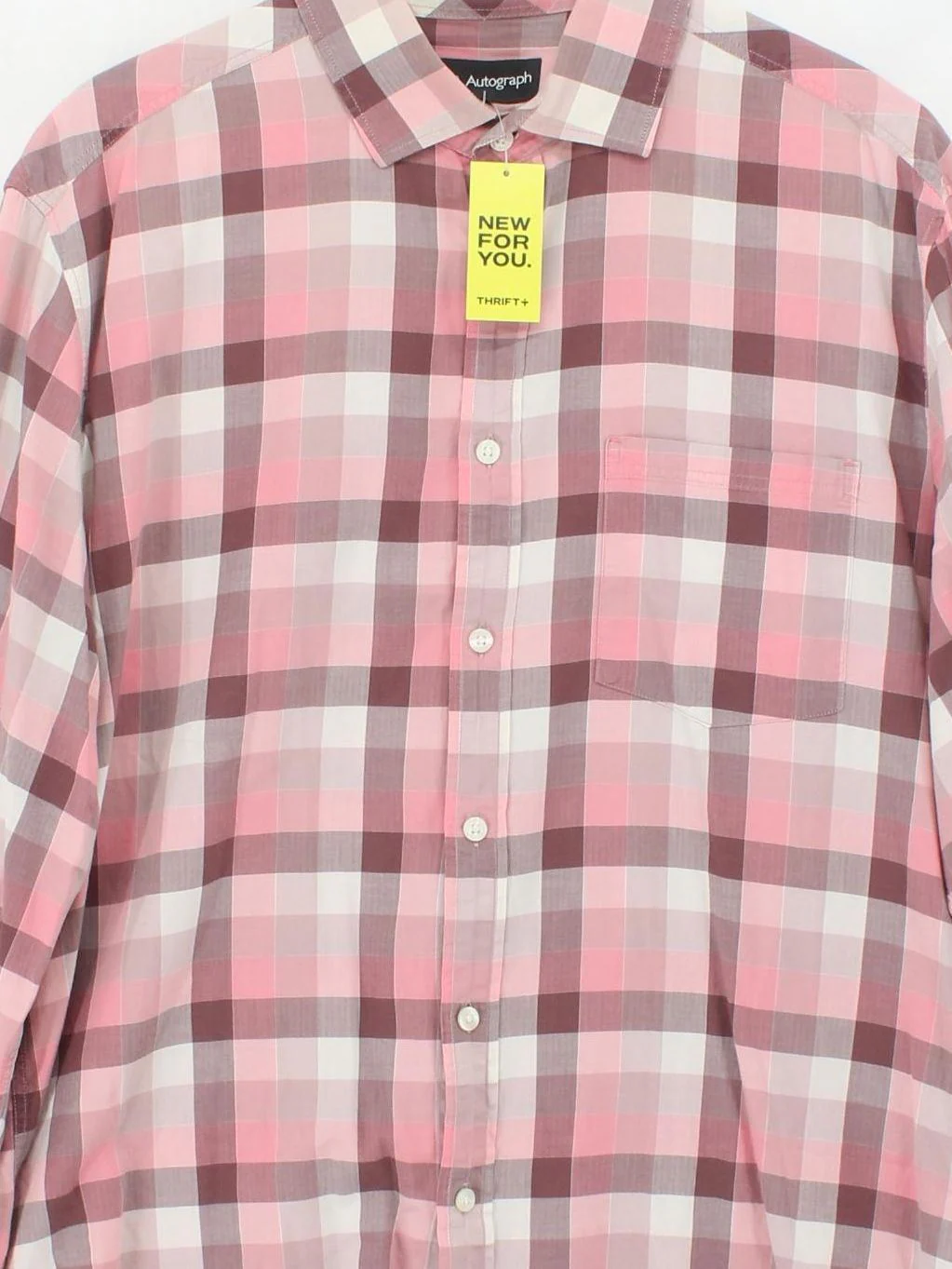 Autograph Men's Shirt XL Multi Checkered 100% Cotton Basic - Image 3