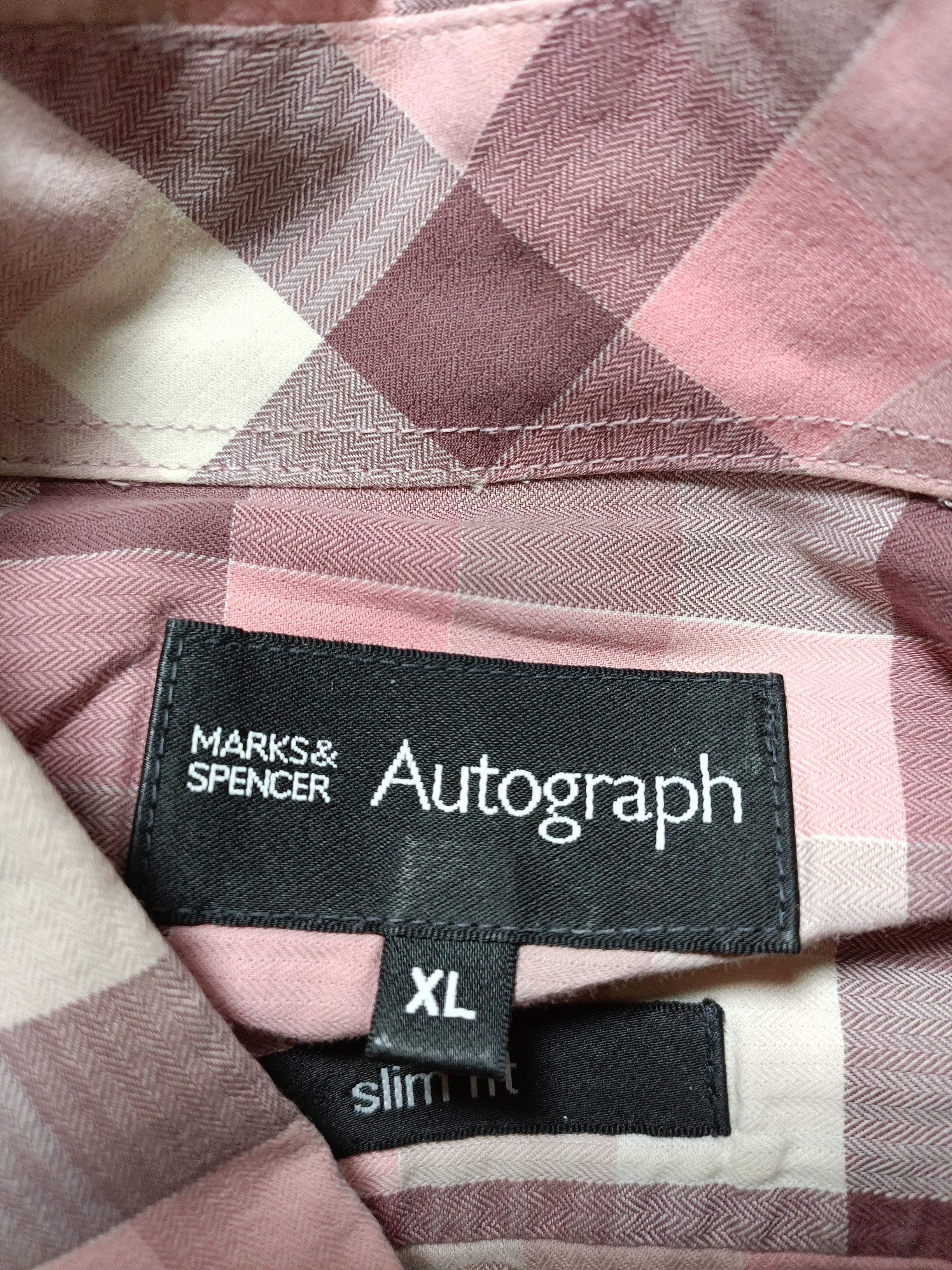 Autograph Men's Shirt XL Multi Checkered 100% Cotton Basic - Image 5