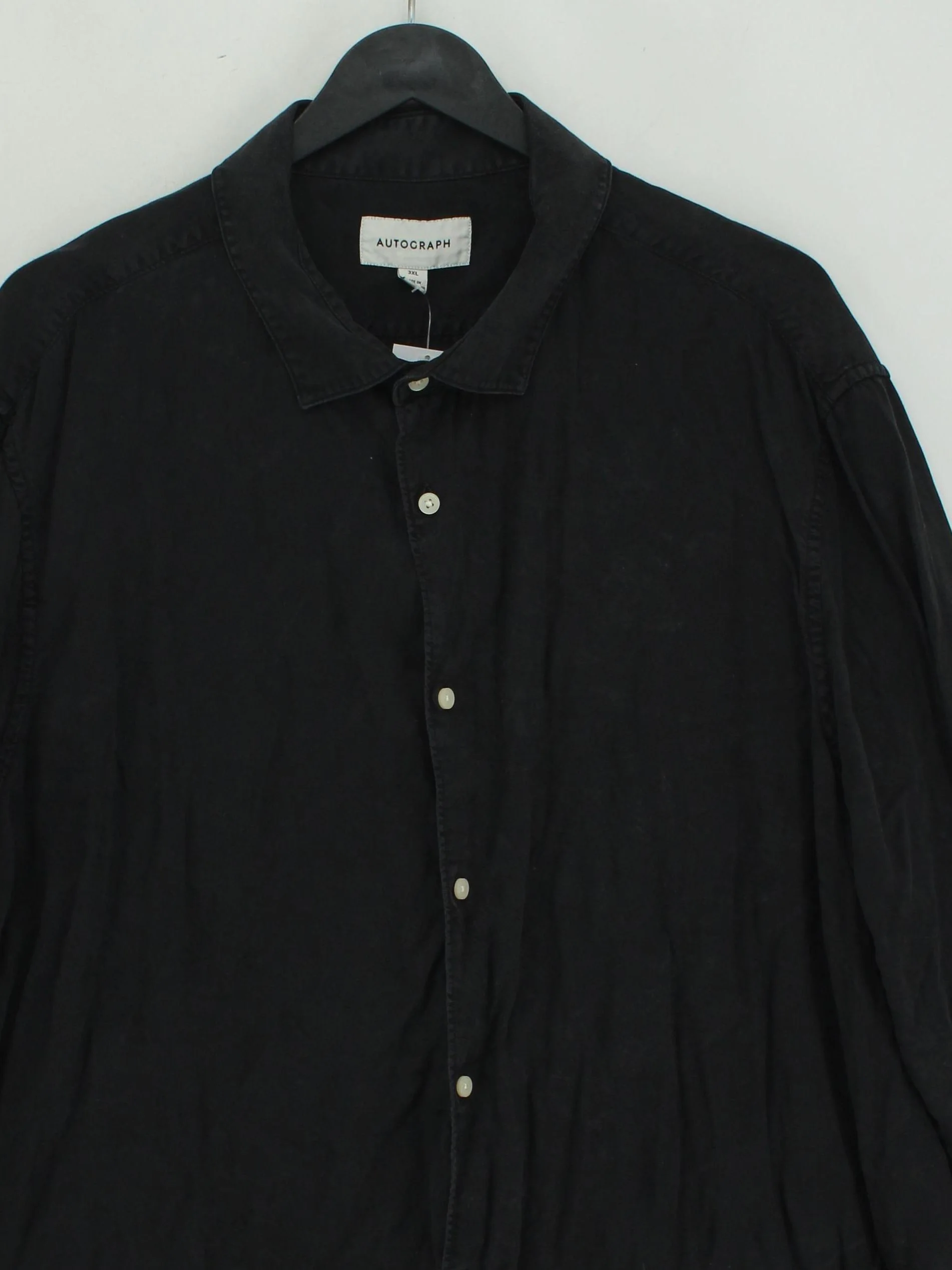 Autograph Men's Shirt XXL Black 100% Lyocell Modal Basic - Image 3