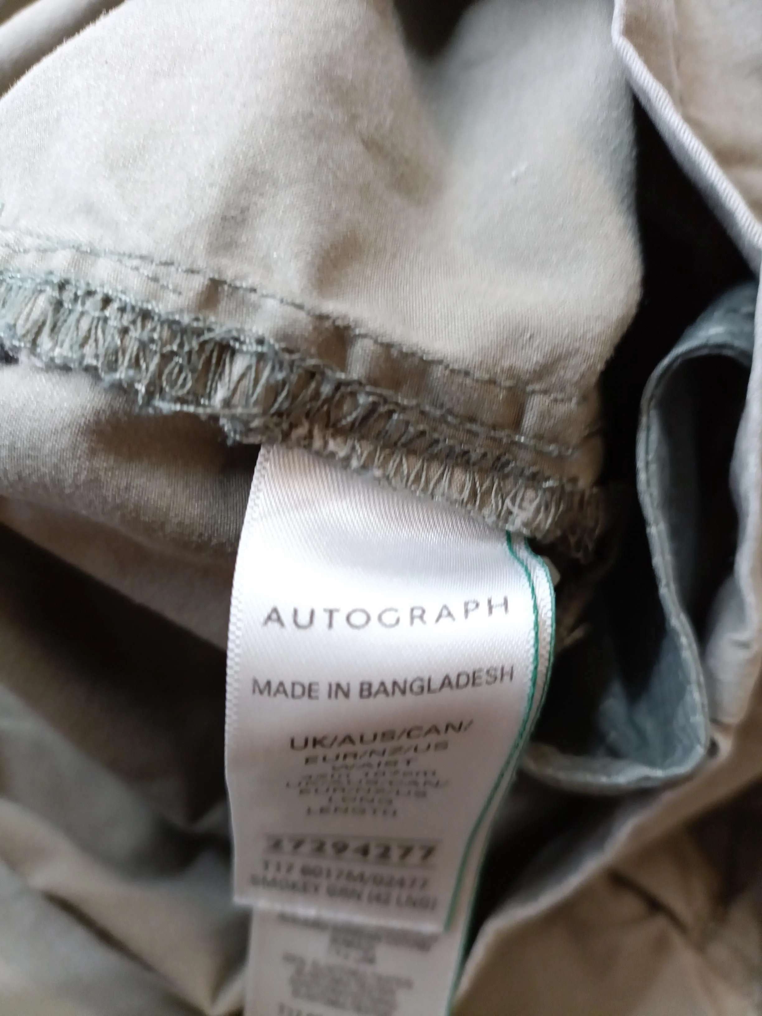 Autograph Men's Shorts S Green 100% Other Chino - Image 6