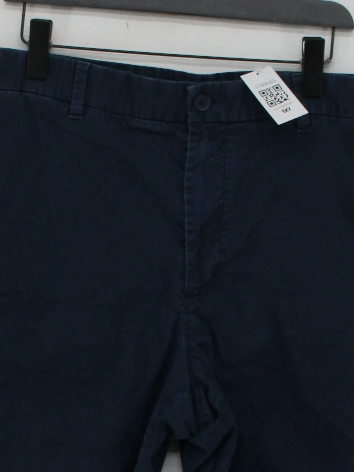Autograph Men's Shorts W 42 in; L 38 in Blue Cotton with Elastane Chino - Image 3