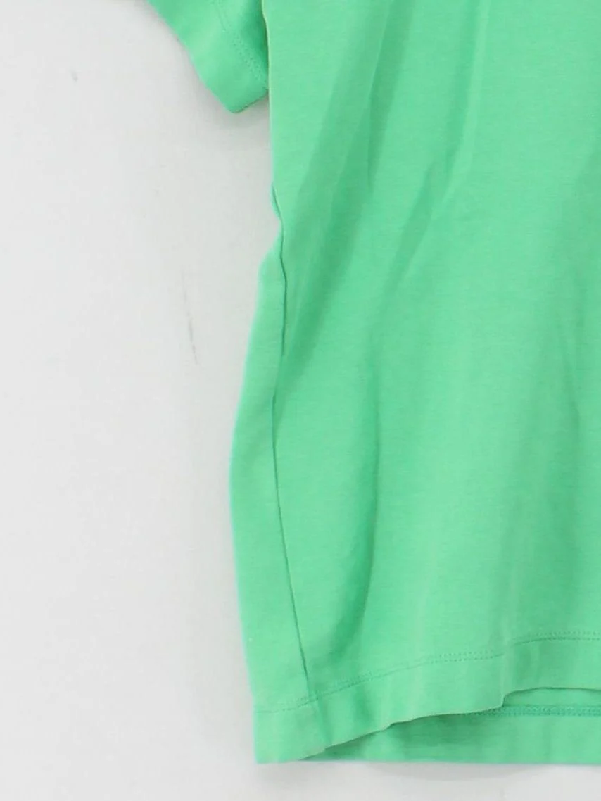 Autograph Men's T-Shirt L Green Cotton with Elastane Basic - Image 4
