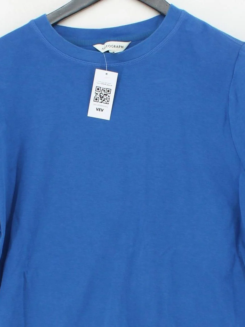 Autograph Men's T-Shirt XXL Blue Cotton with Elastane Basic - Image 3