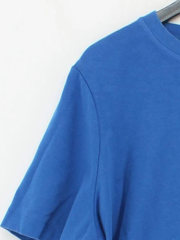 Autograph Men's T-Shirt XXL Blue Cotton with Elastane Basic - Image 4
