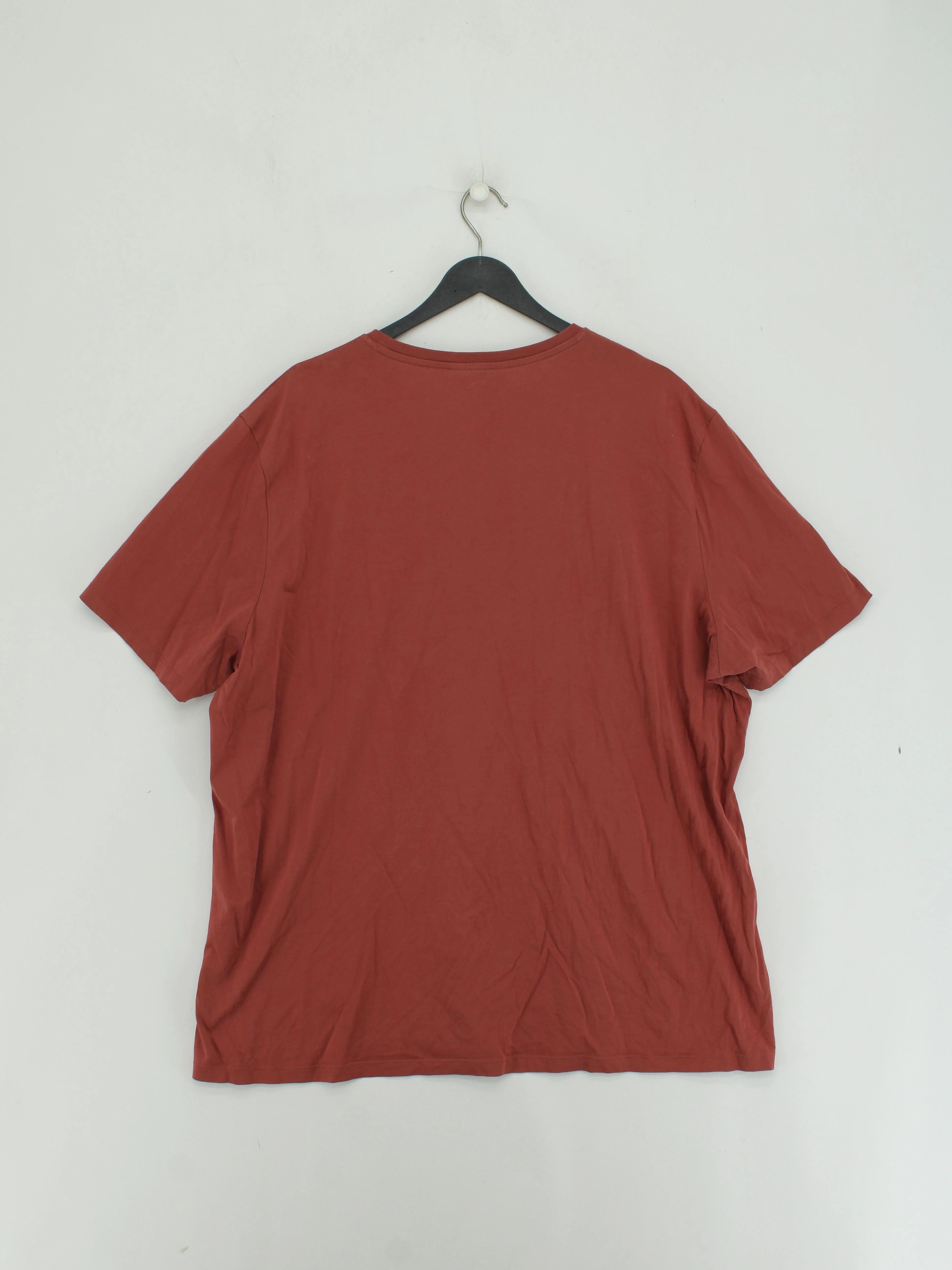 Autograph Men's T-Shirt XXXL Red 100% Cotton Basic - Image 2