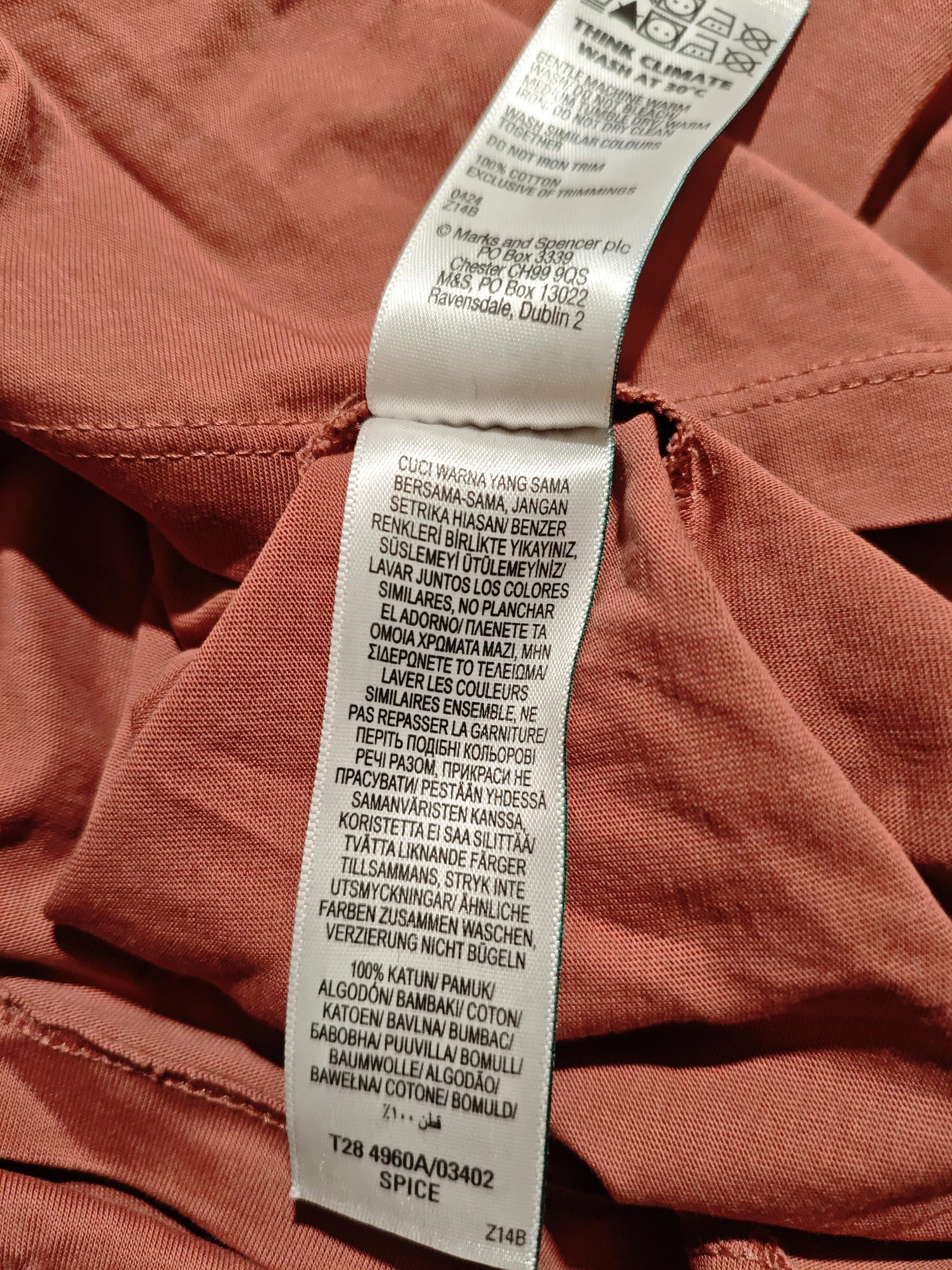 Autograph Men's T-Shirt XXXL Red 100% Cotton Basic - Image 7
