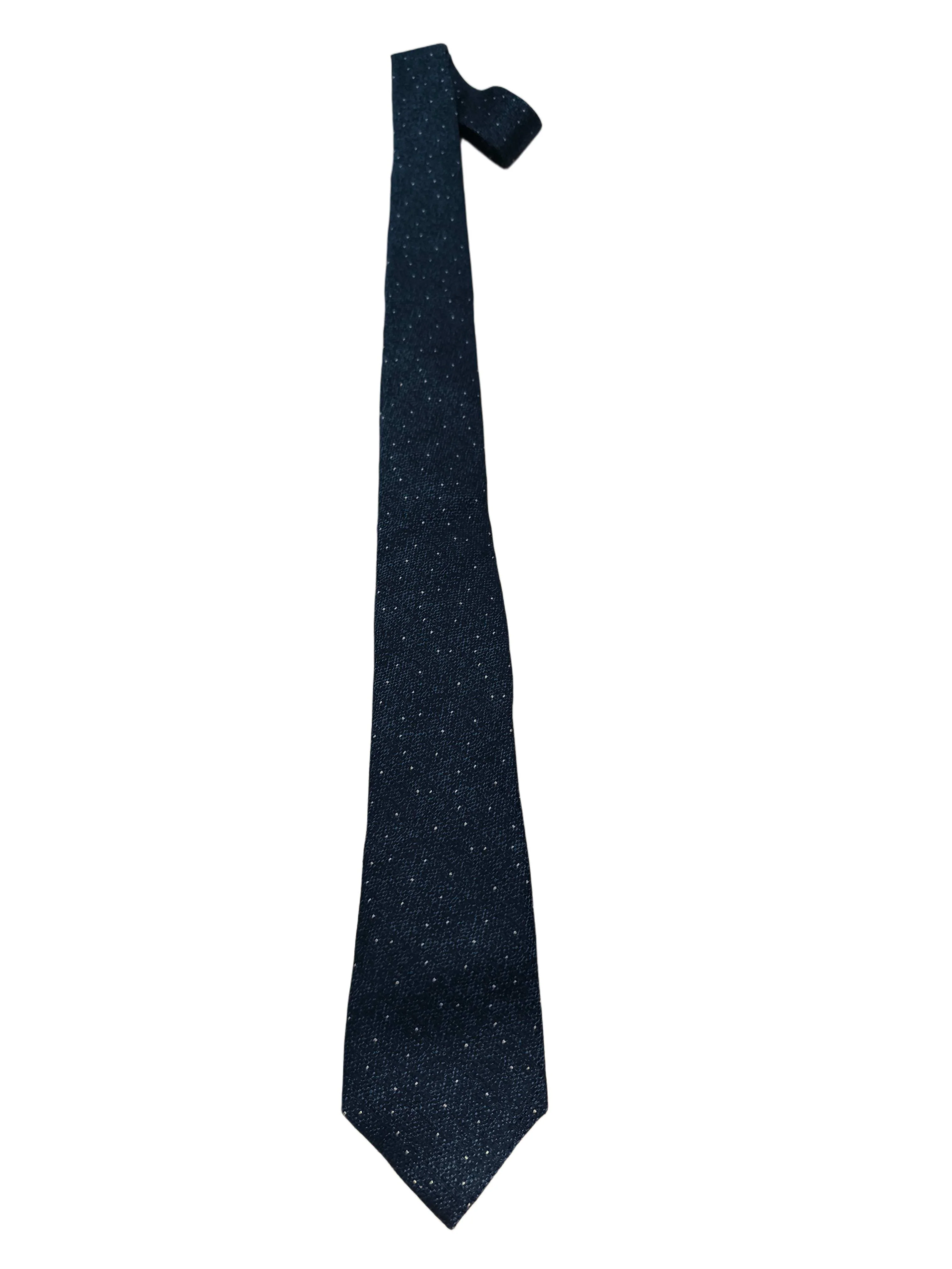 Autograph Men's Tie Blue Polkadot 100% Silk