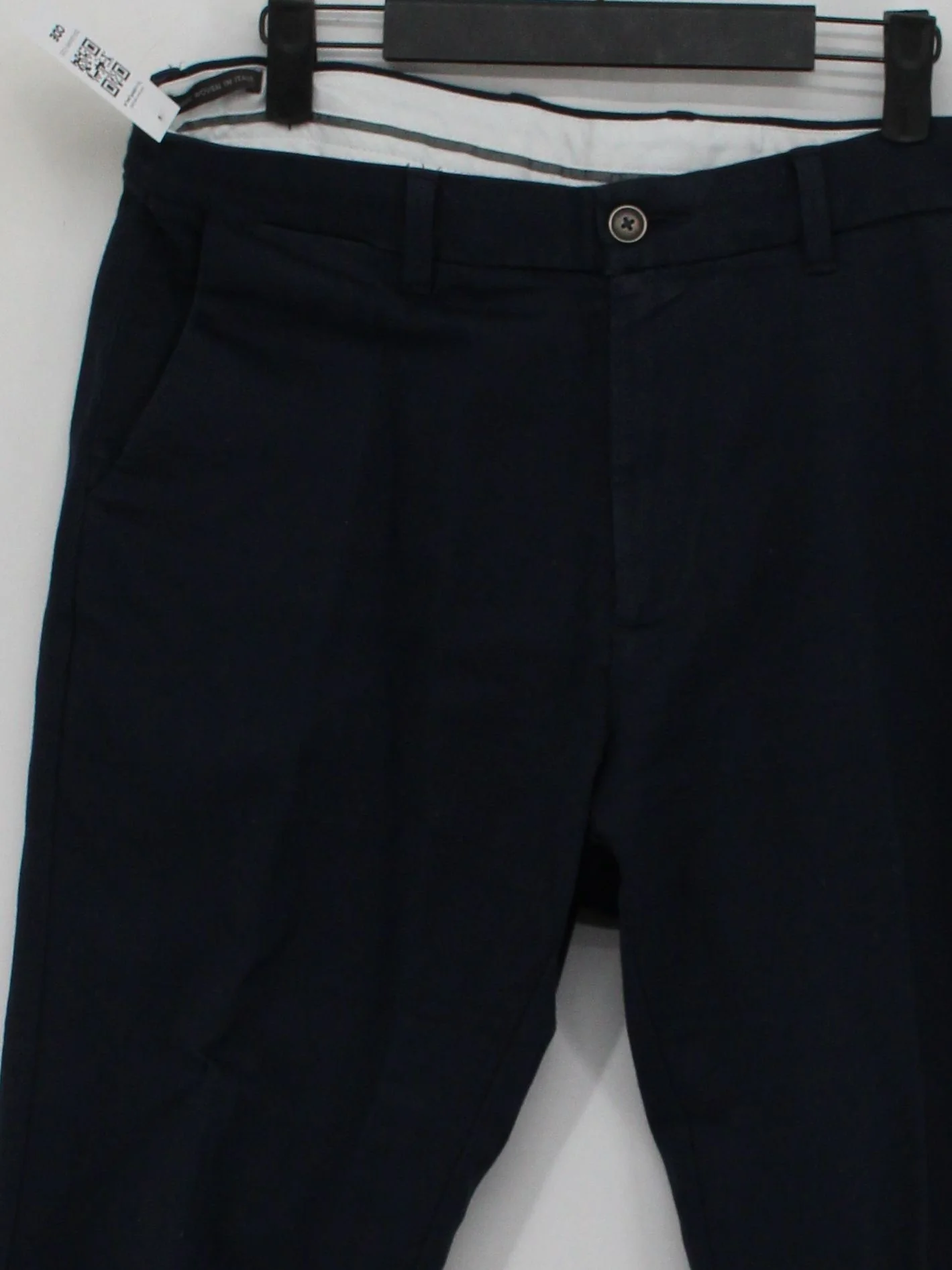 Autograph Men's Trousers W 34 in Blue Cotton with Elastane Straight Chino - Image 3