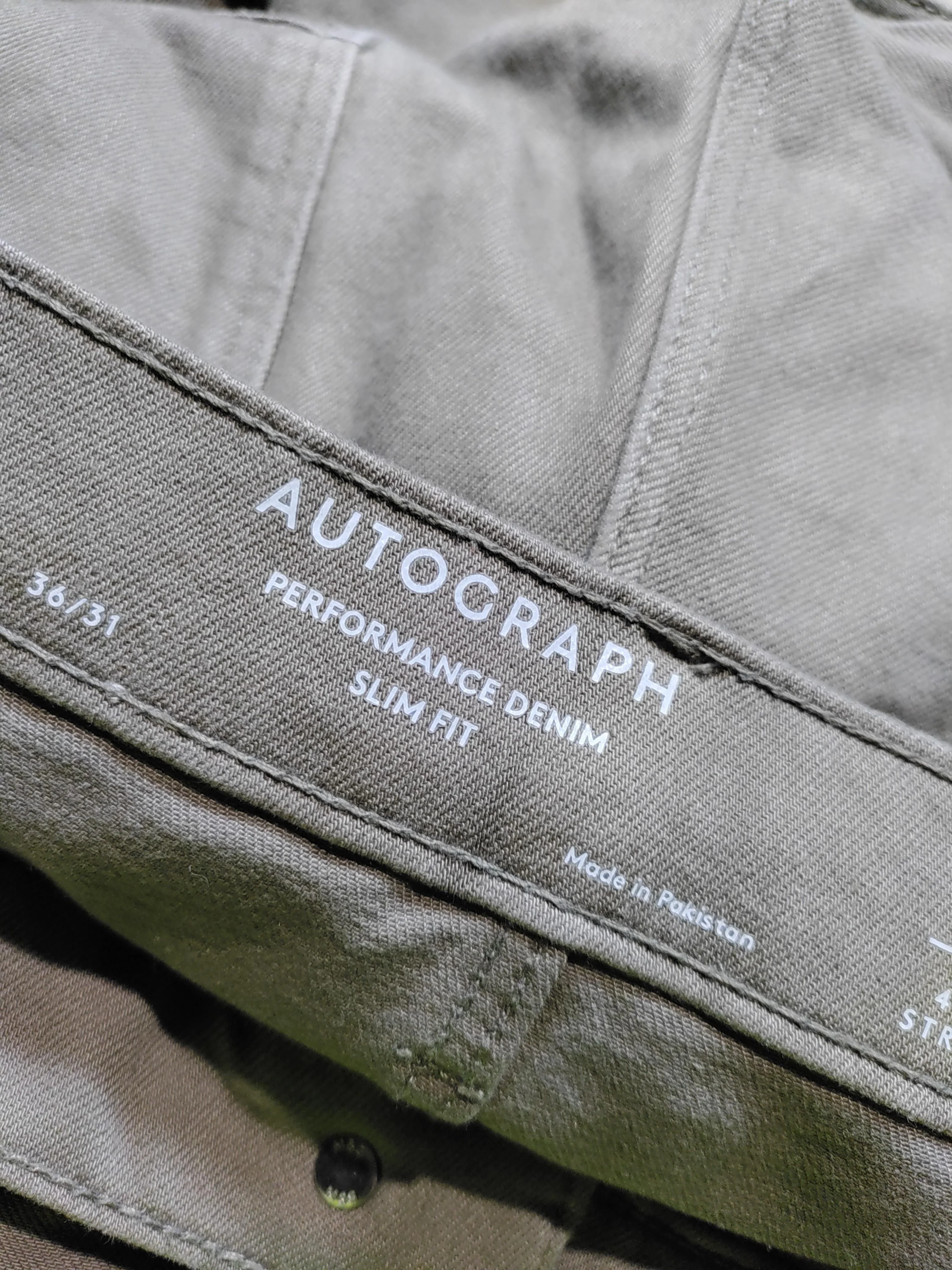 Autograph Men's Trousers W 36 in Tan Cotton with Elastane, Spandex Tapered Chino - Image 5