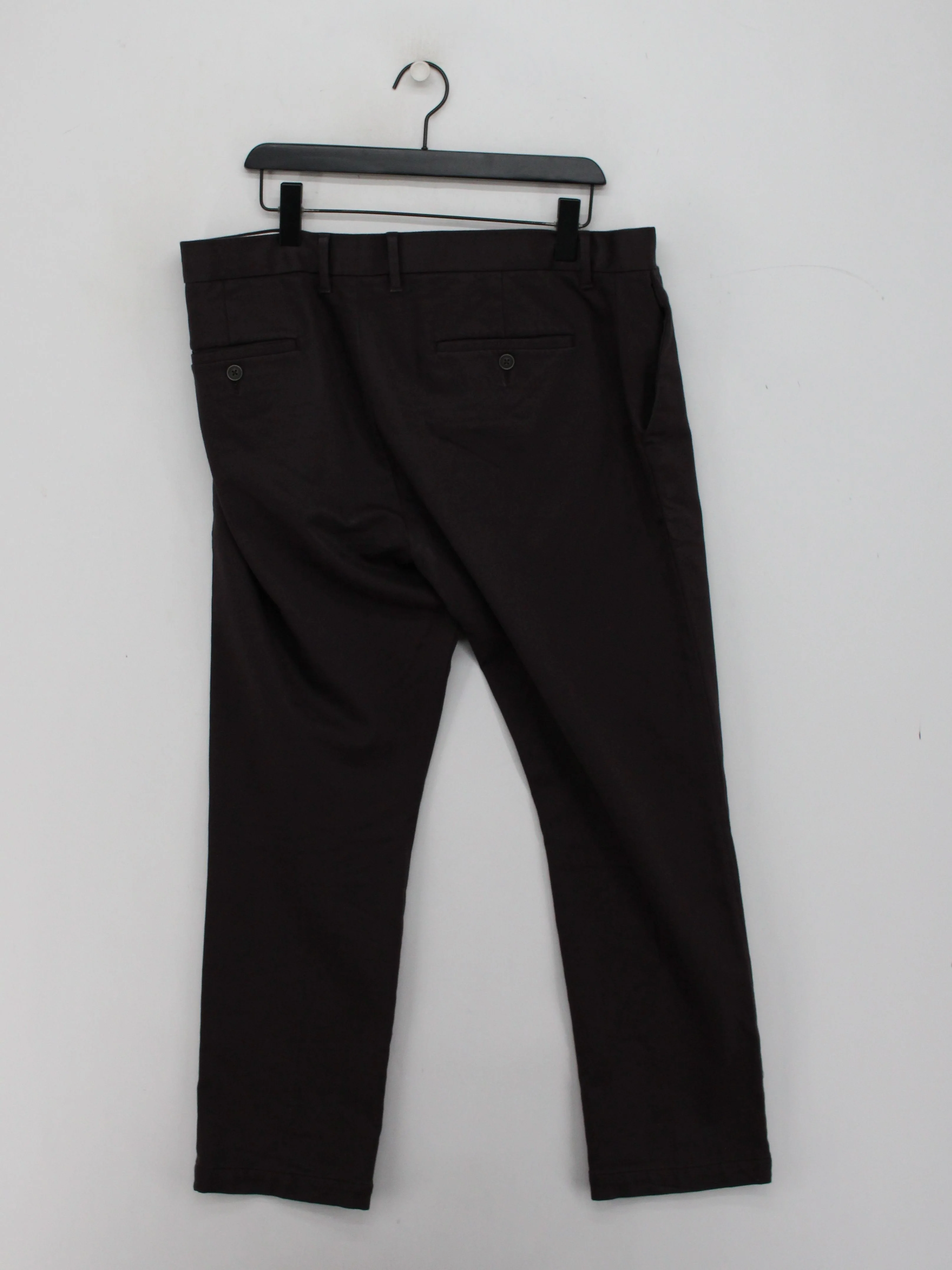 Autograph Men's Trousers W 38 in Brown Cotton with Elastane Straight Chino - Image 2