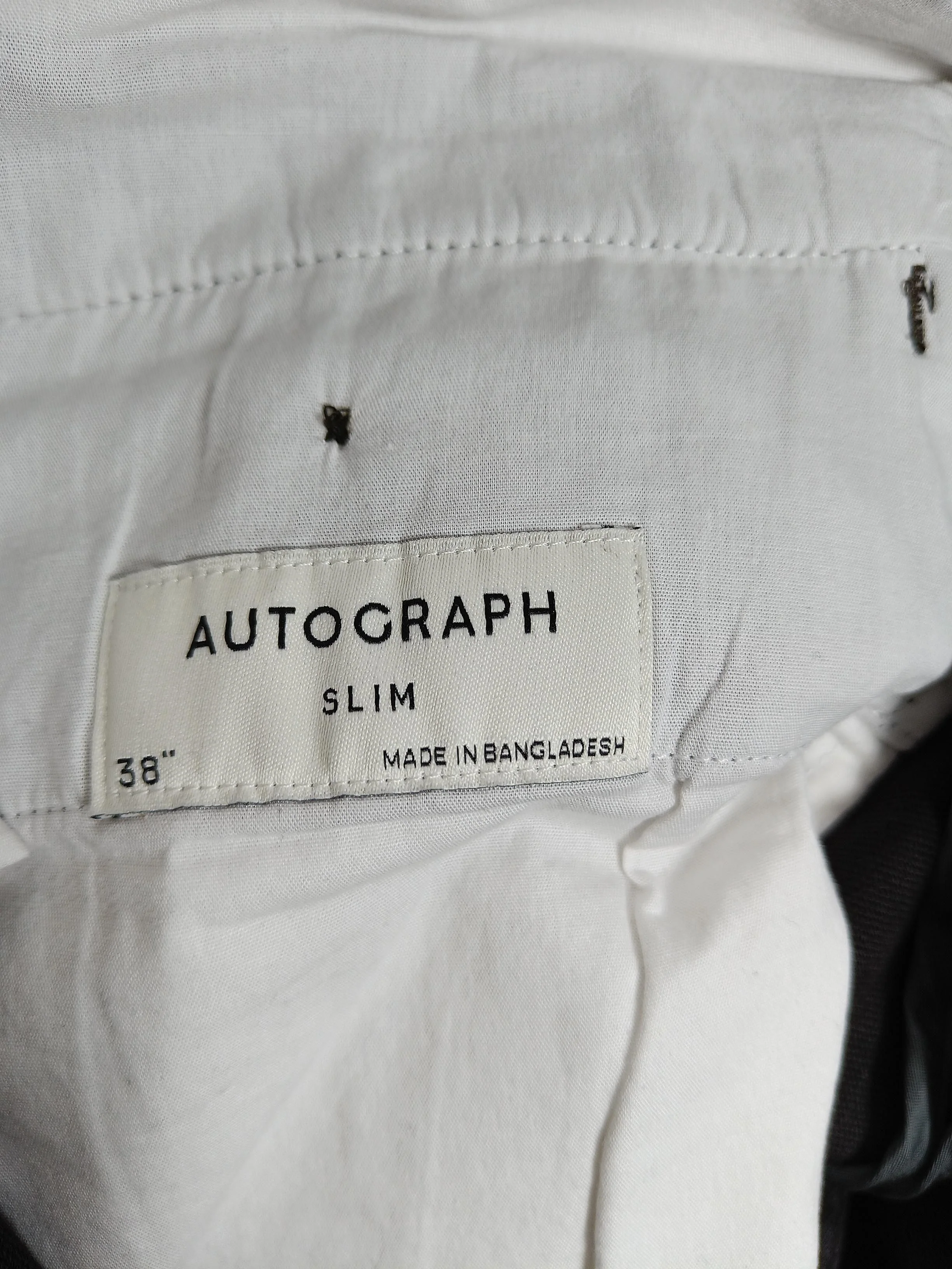 Autograph Men's Trousers W 38 in Brown Cotton with Elastane Straight Chino - Image 5