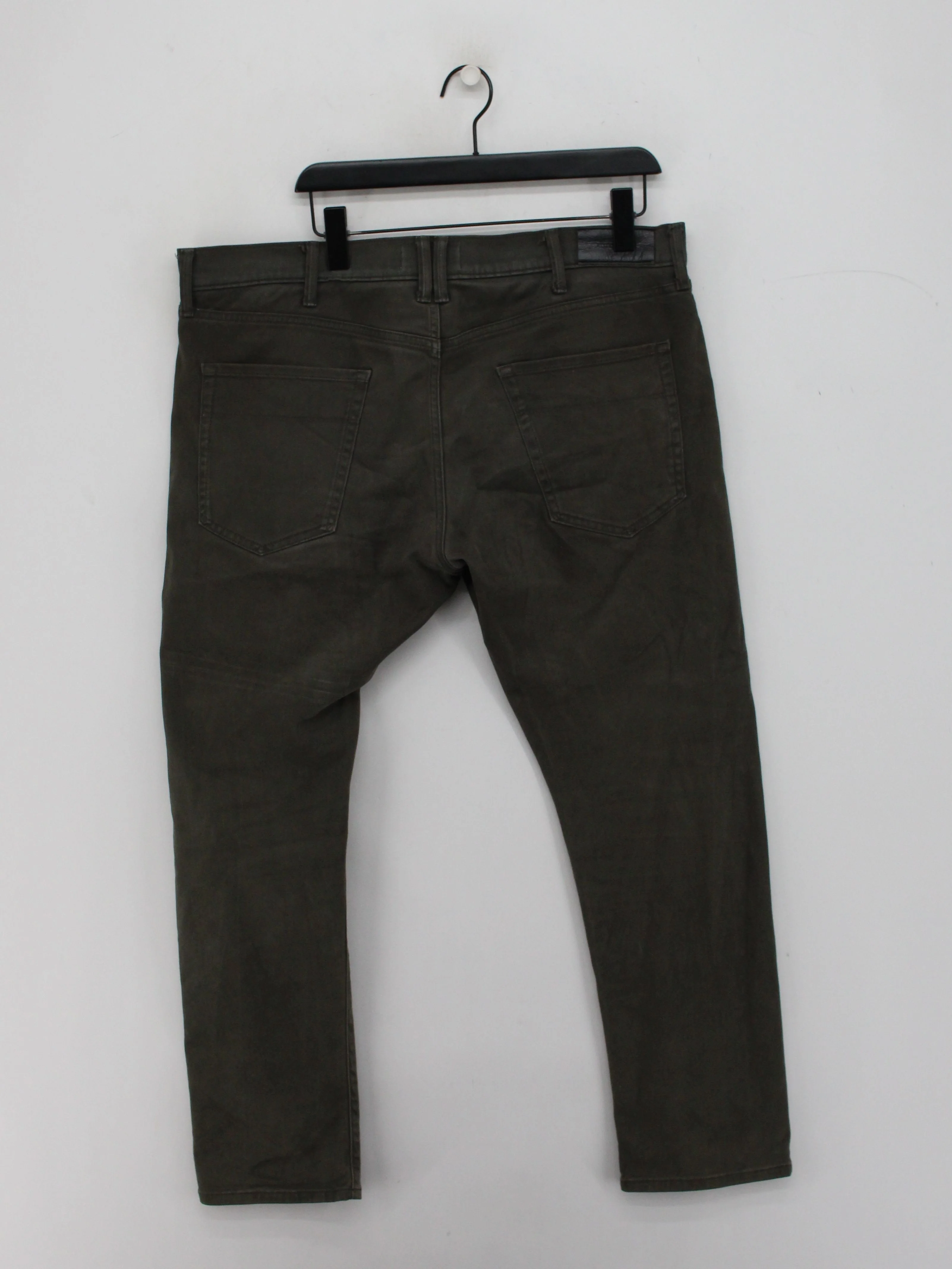 Autograph Men's Trousers XL Green 100% Cotton Tapered Chino - Image 2