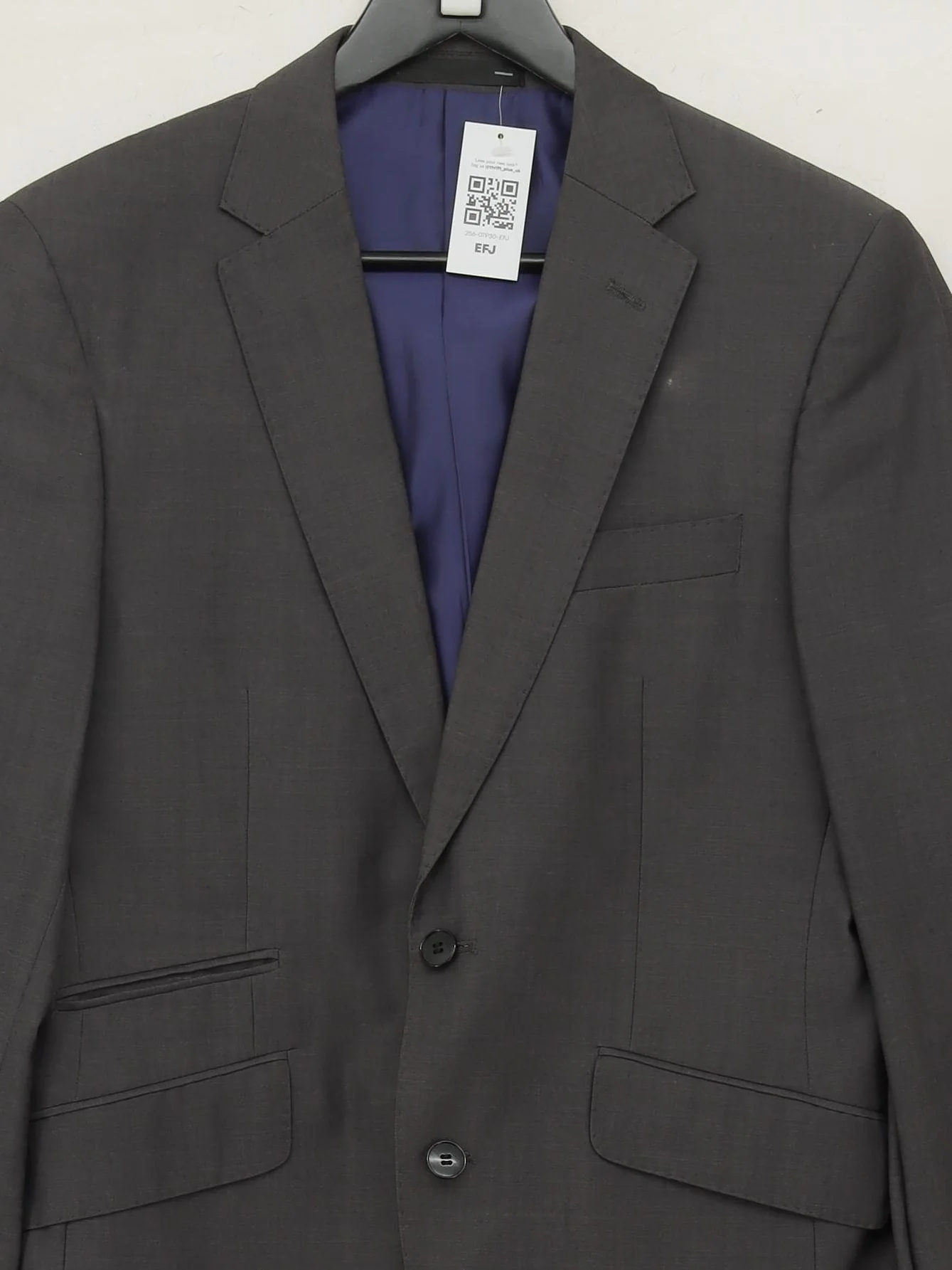 Autograph Men's Two Piece Suit Chest: 36 in Grey Wool with Polyester 2 Piece - Image 3