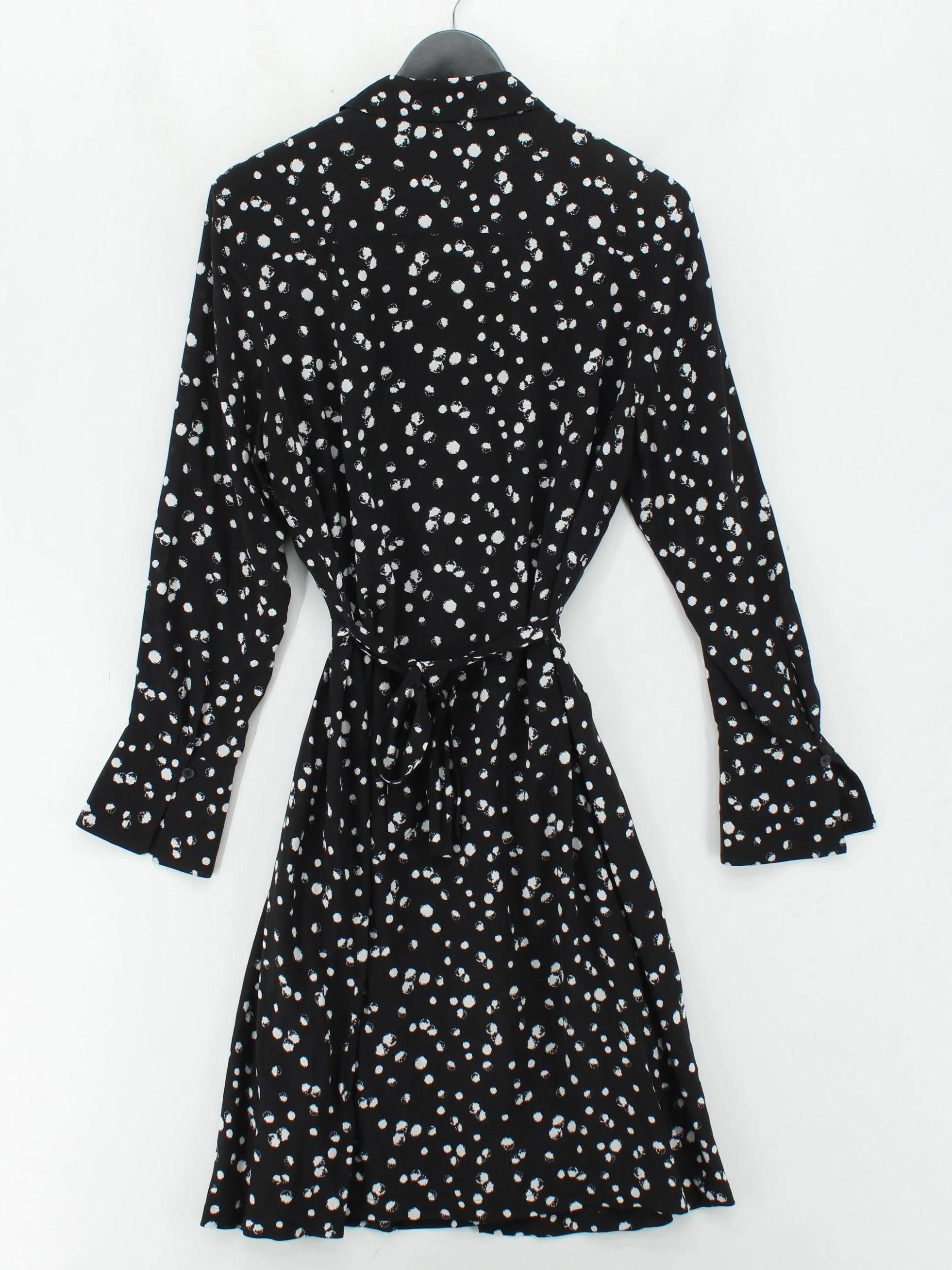 Autograph Shirt Midi Dress UK14 in Black - Image 2