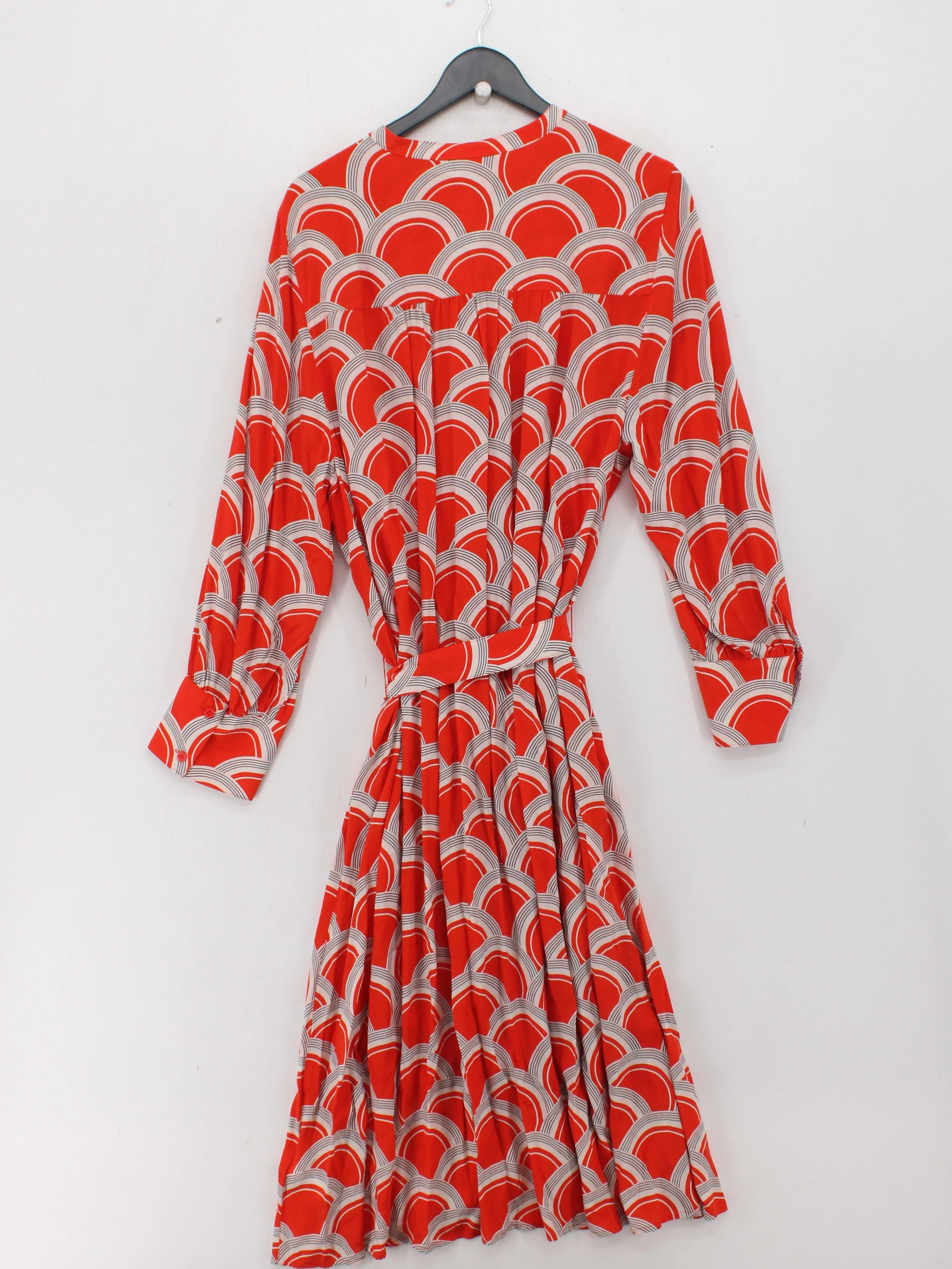 Autograph Shirt Midi Dress UK24 in Orange - Image 2