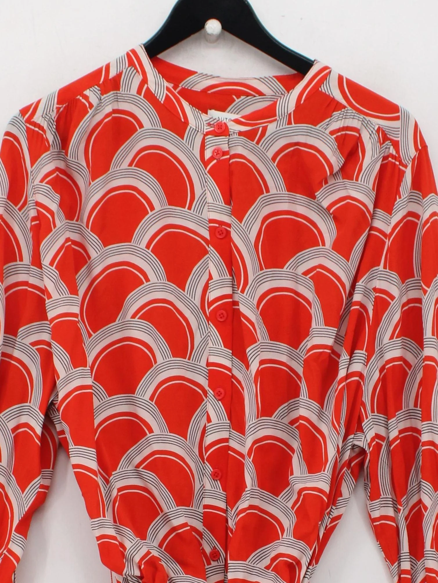 Autograph Shirt Midi Dress UK24 in Orange - Image 3