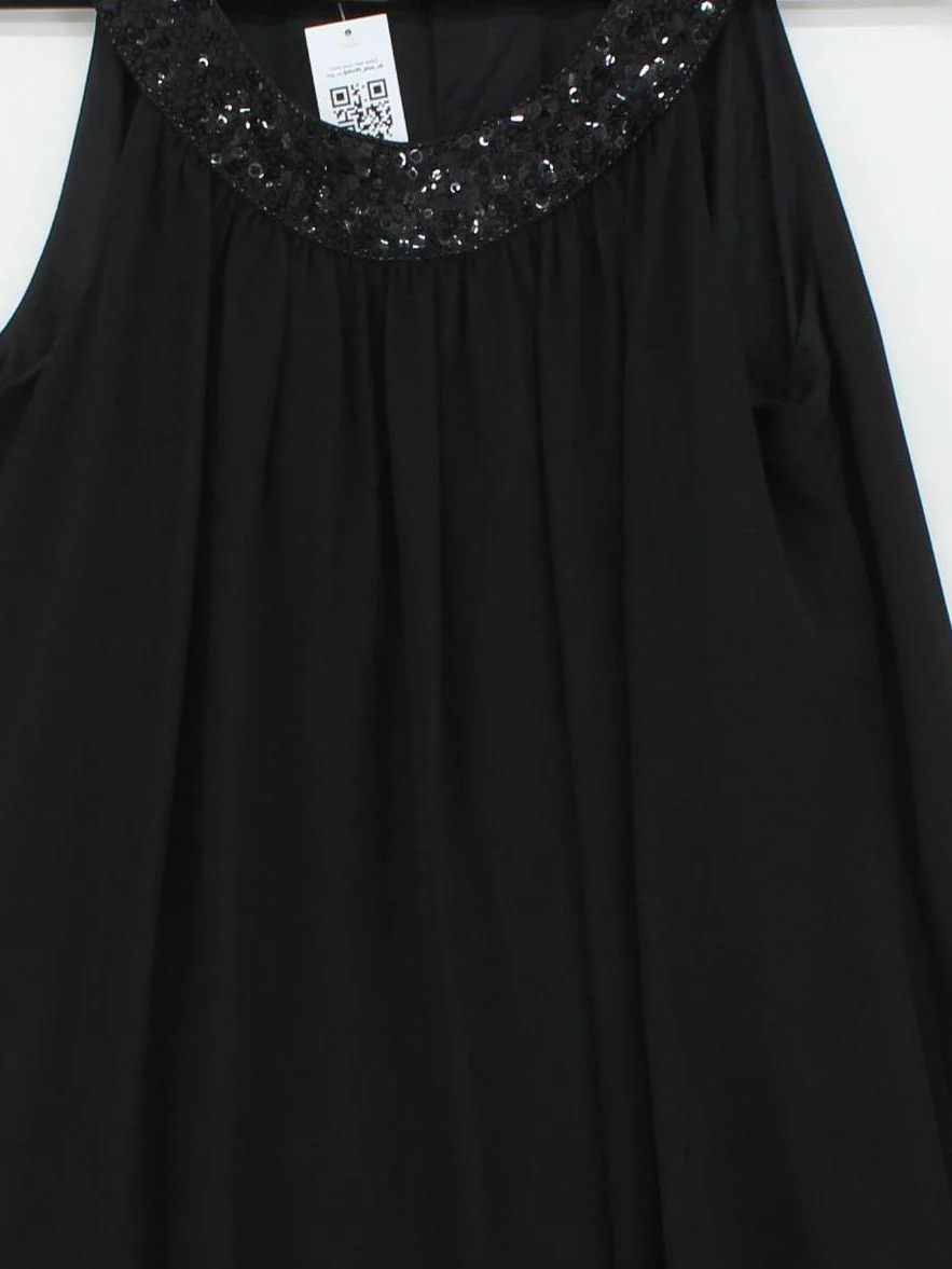 Autograph Tank Midi Dress UK10 in Black - Image 3