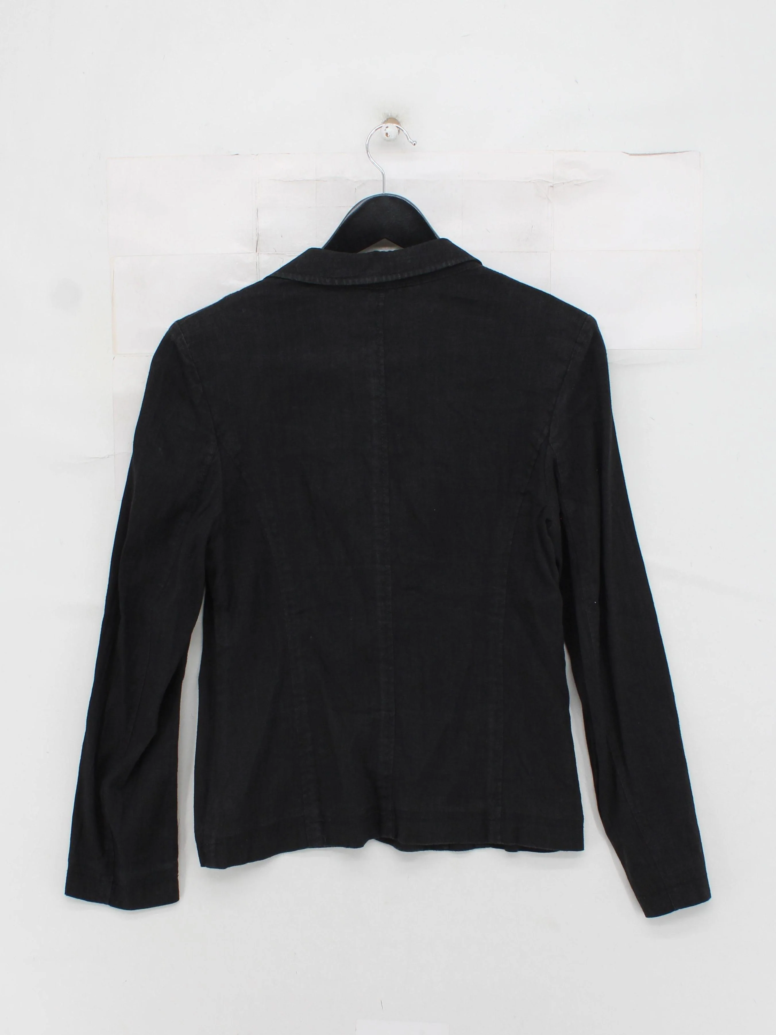 Autograph Women's Blazer UK 12 Black Linen - Image 2