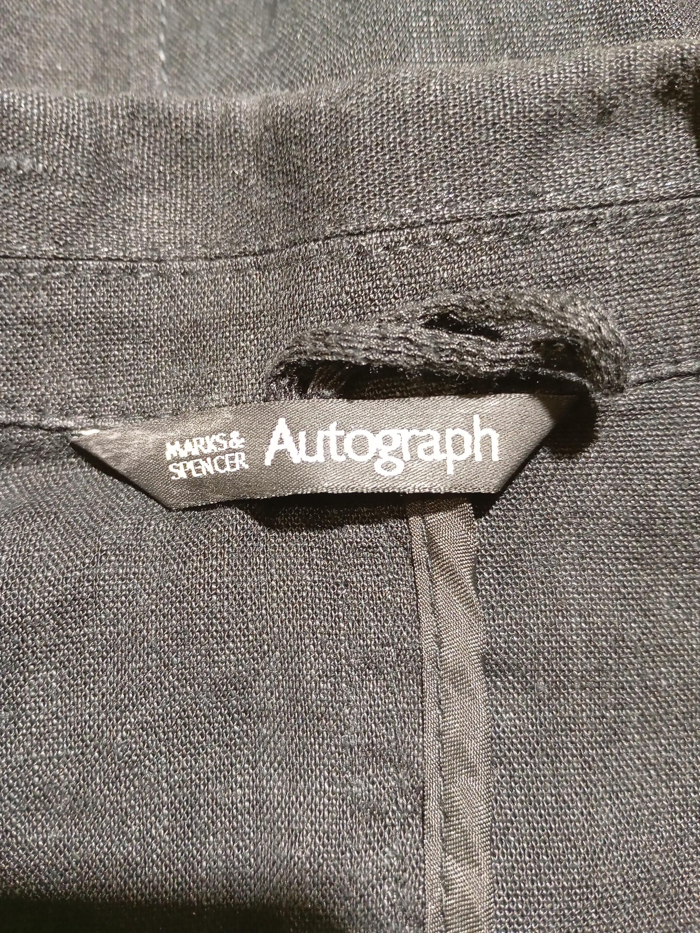Autograph Women's Blazer UK 12 Black Linen - Image 5