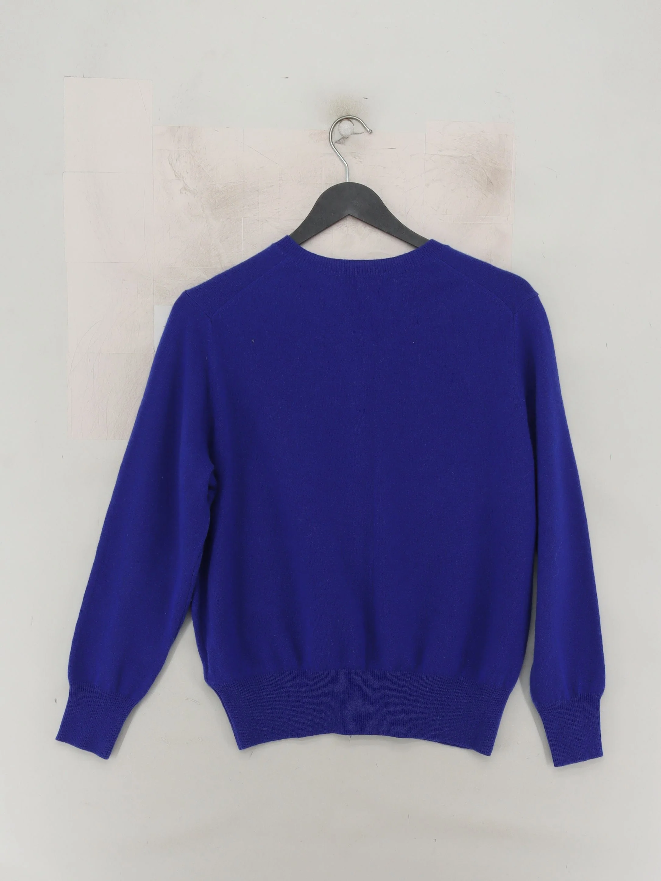 Autograph Women's Cardigan UK 14 Blue 100% Cashmere Round Neck Cardigan - Image 2