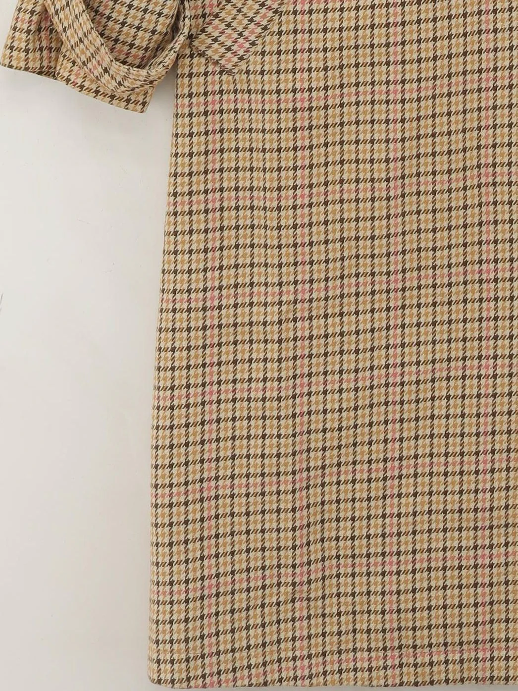 Autograph Women's Coat UK 10 Multi Checkered Cotton with Polyester Trench Coat - Image 4