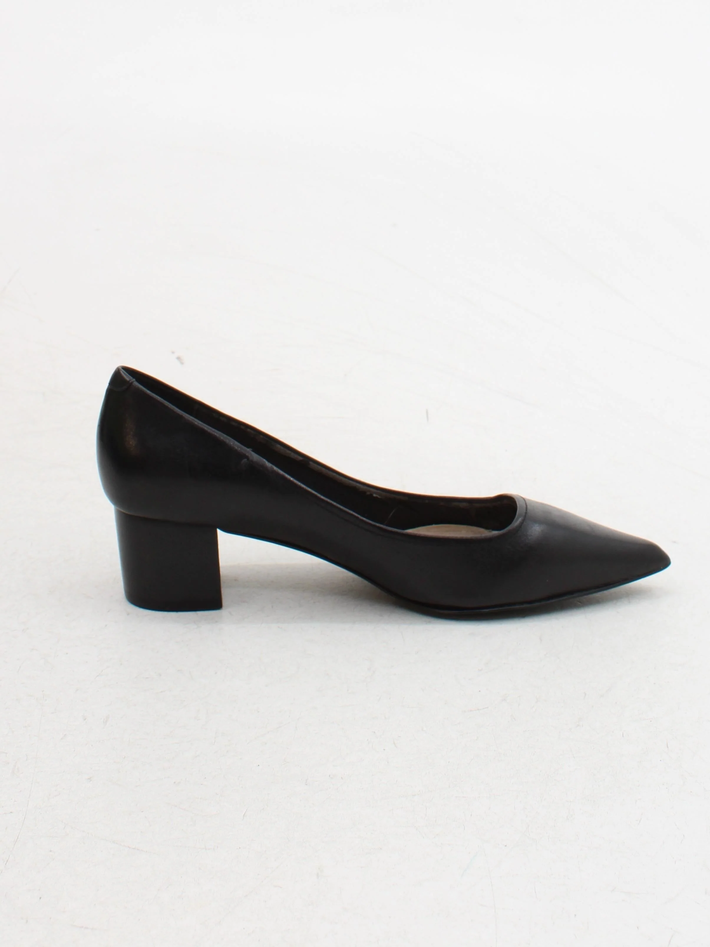 Autograph Women's Heels UK 5 Black 100% Leather Court - Image 5