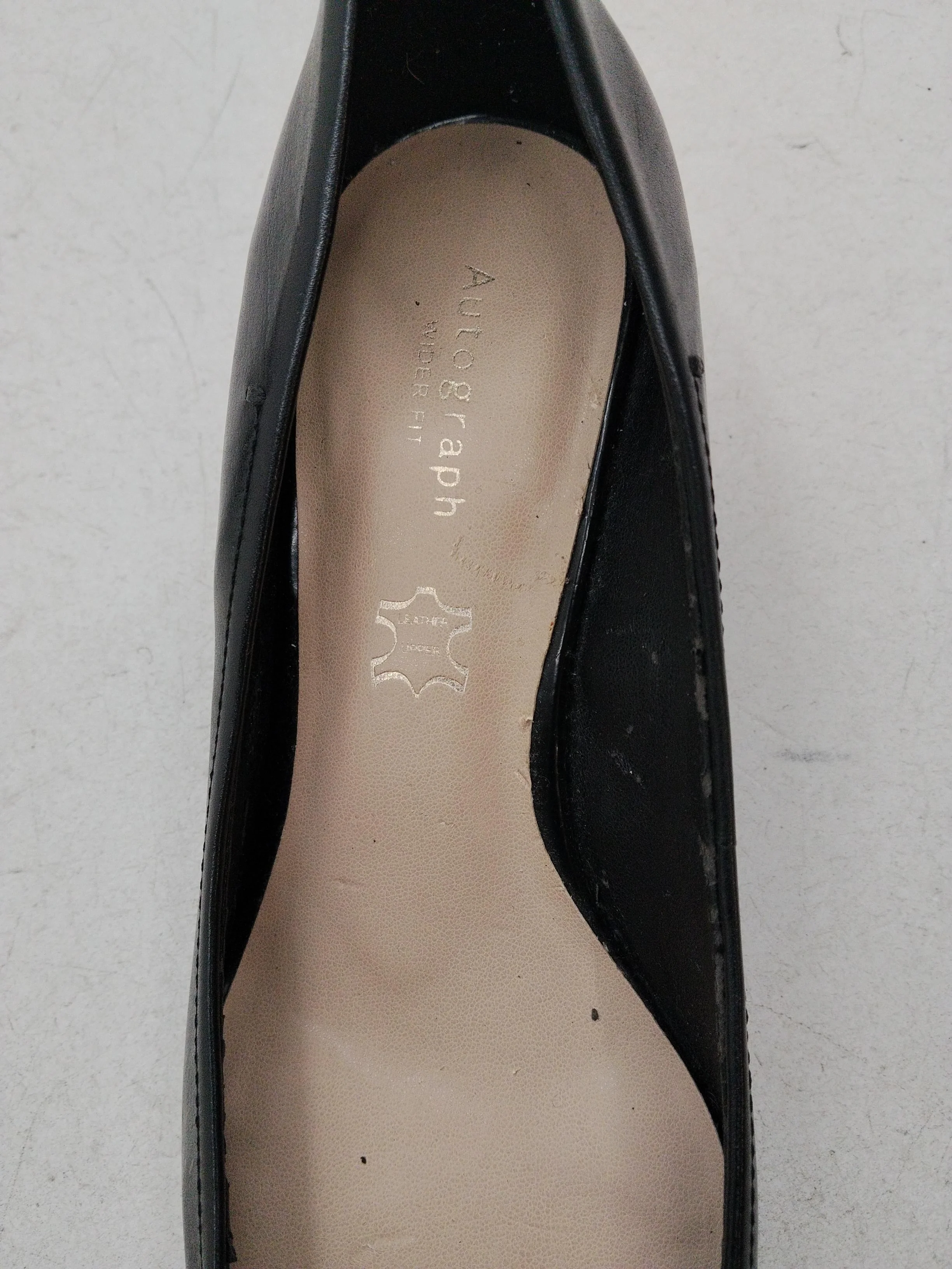 Autograph Women's Heels UK 5 Black 100% Leather Court - Image 6