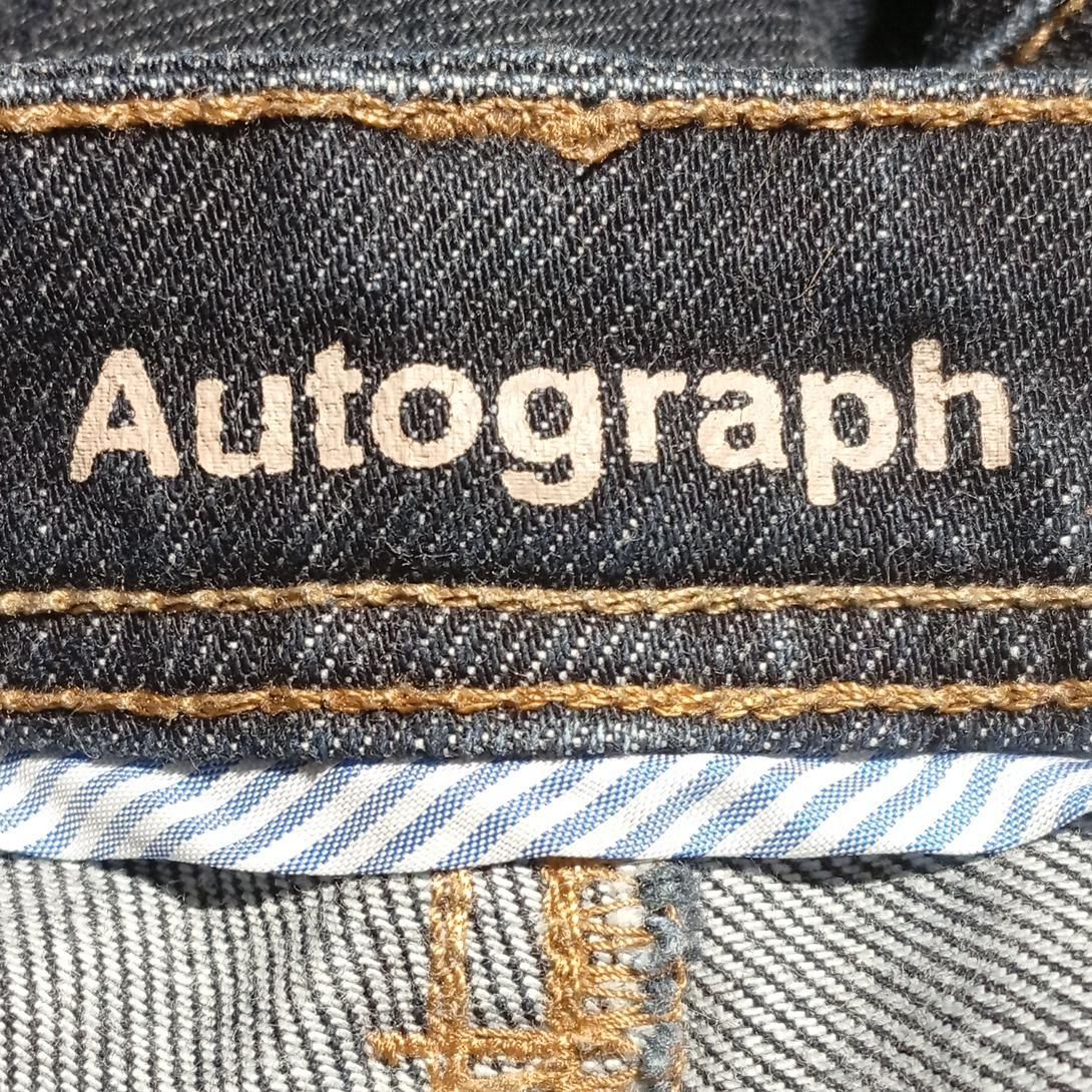 Autograph Women's Jeans UK 14 Blue Cotton with Elastane Straight - Image 5