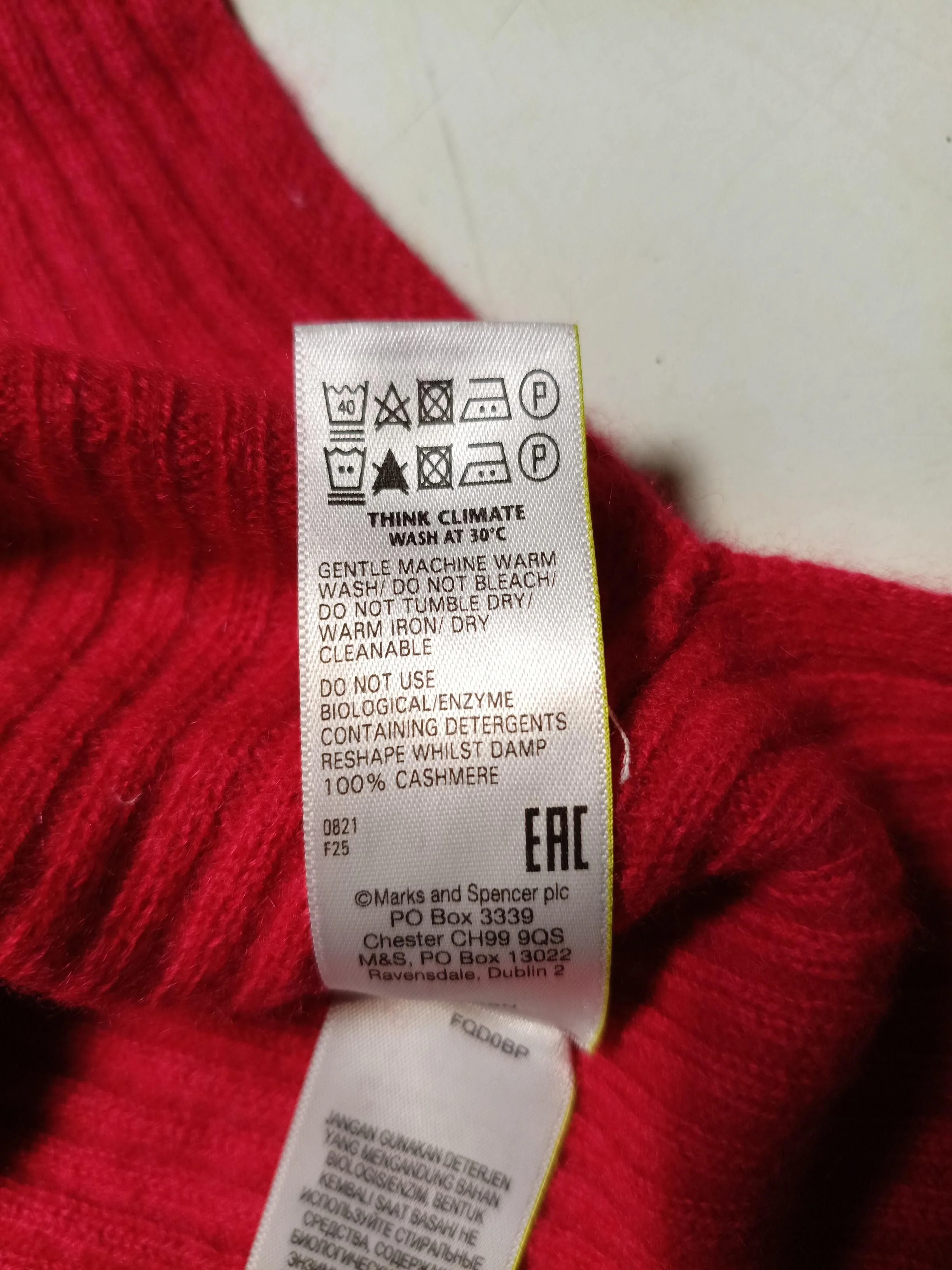 Autograph Women's Jumper M Multi 100% Cashmere High Neck Pullover - Image 6
