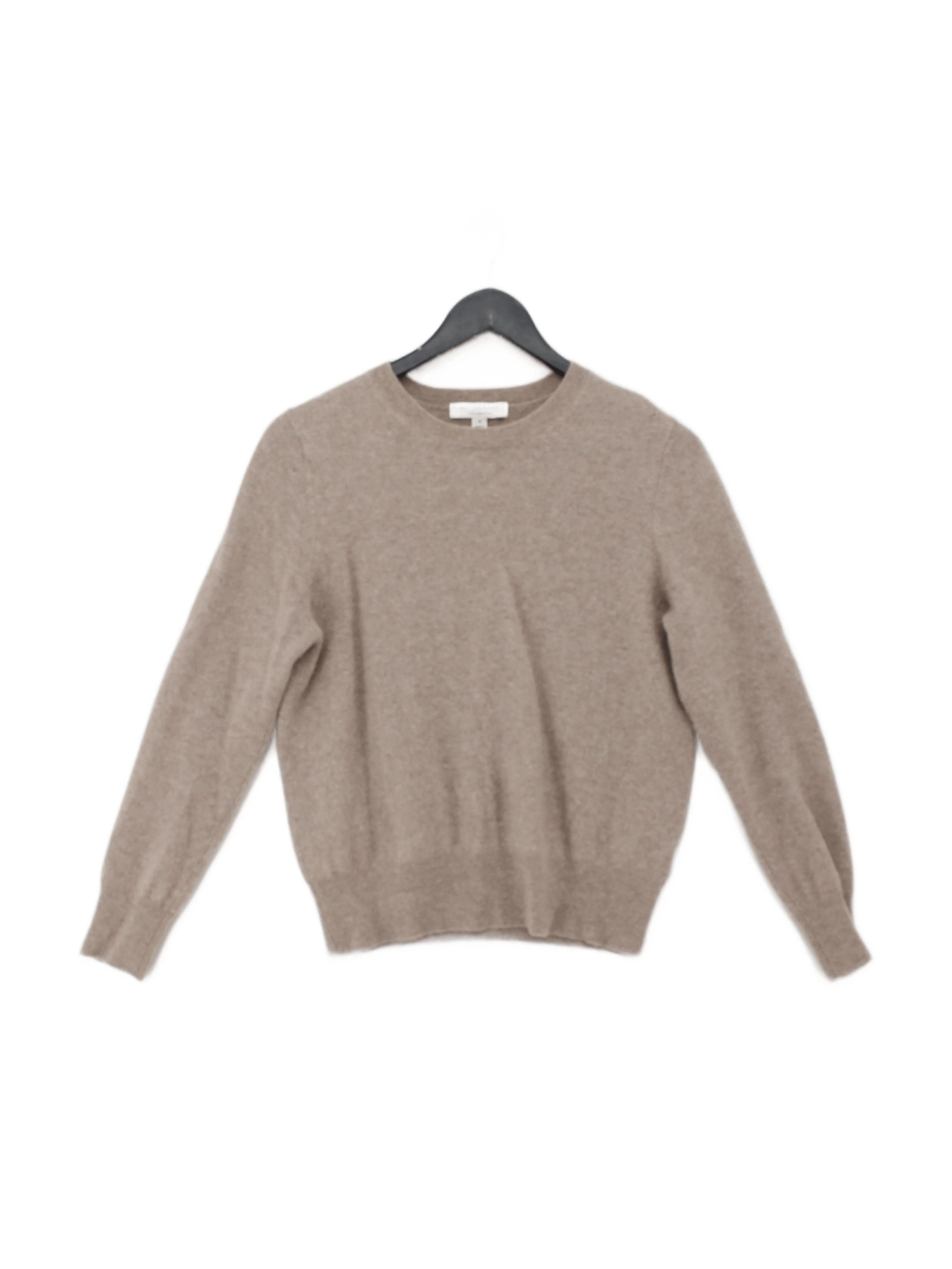 Autograph Women's Jumper M Tan 100% Cashmere Crew Neck Pullover