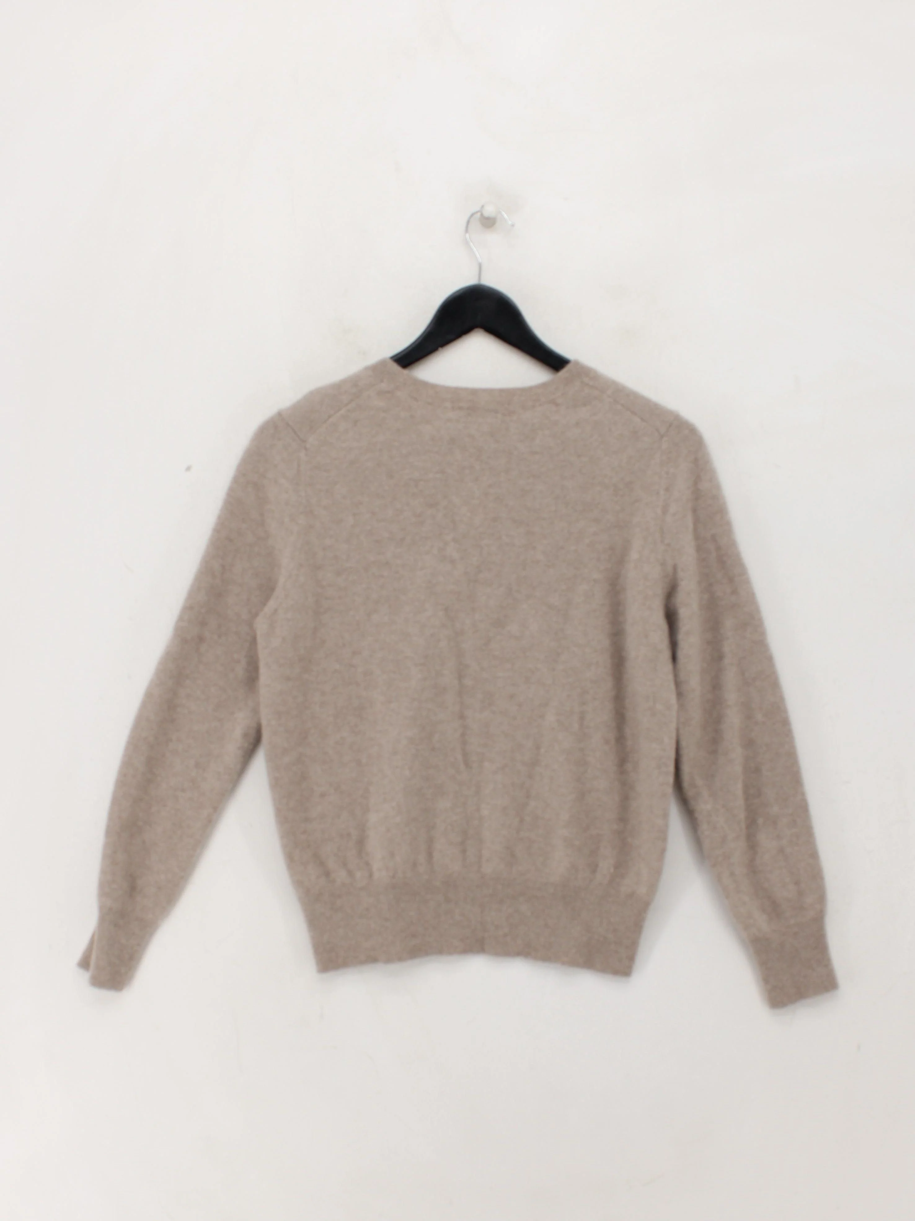Autograph Women's Jumper M Tan 100% Cashmere Crew Neck Pullover - Image 2