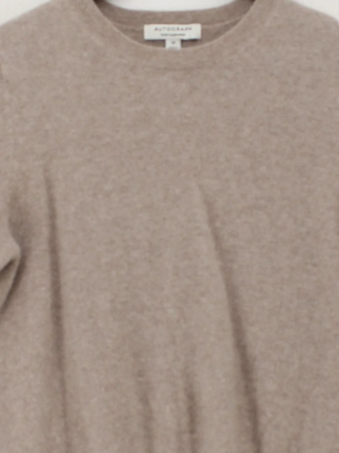 Autograph Women's Jumper M Tan 100% Cashmere Crew Neck Pullover - Image 3
