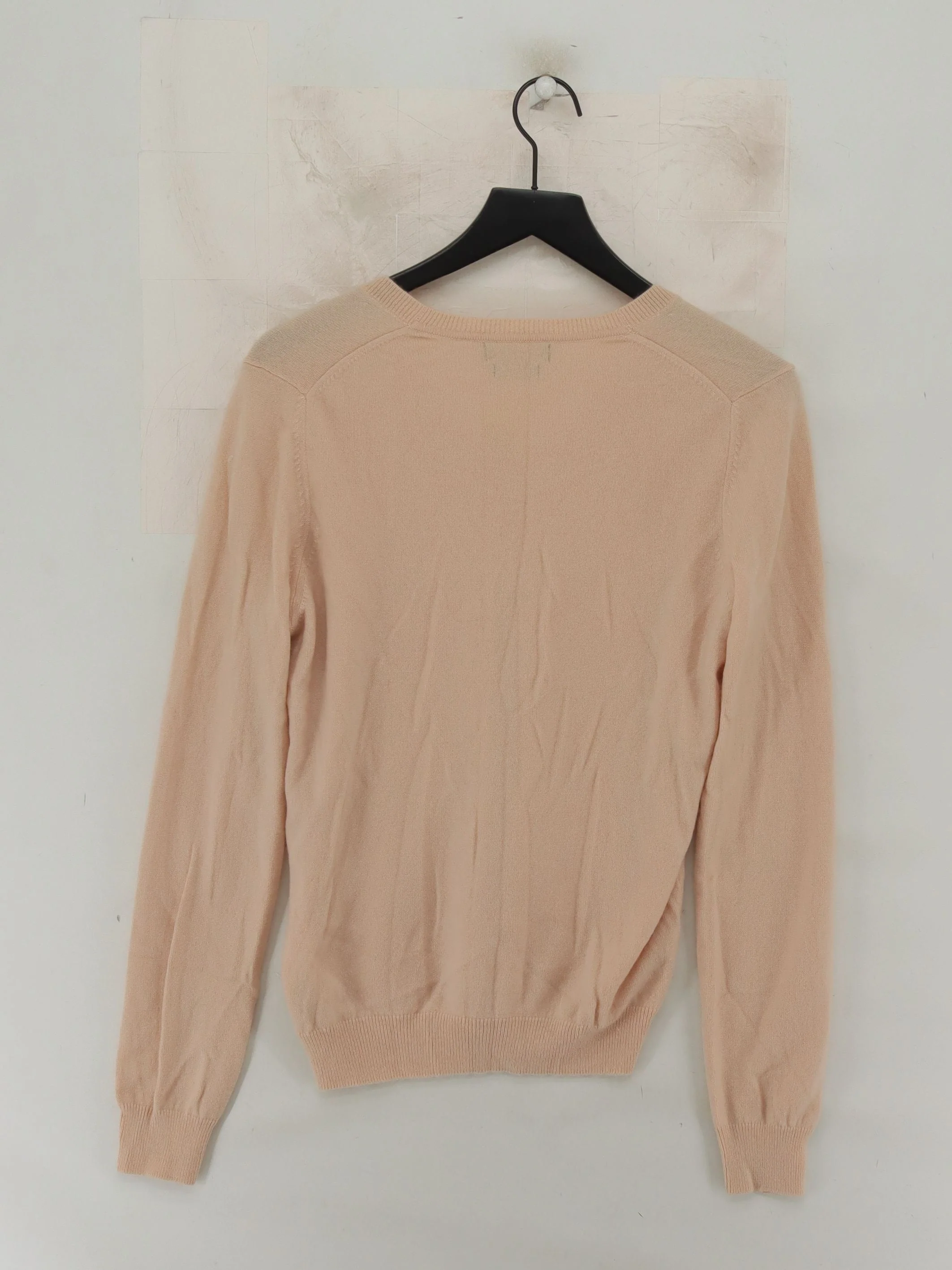 Autograph Women's Jumper S Cream 100% Cashmere V-Neck Pullover - Image 2