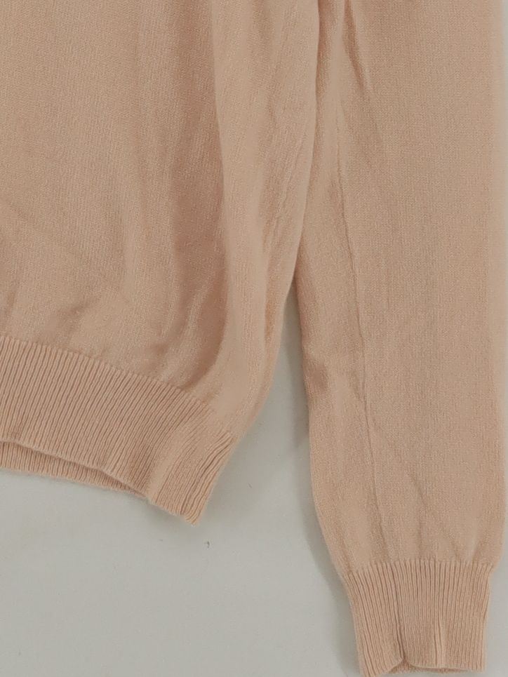 Autograph Women's Jumper S Cream 100% Cashmere V-Neck Pullover - Image 4