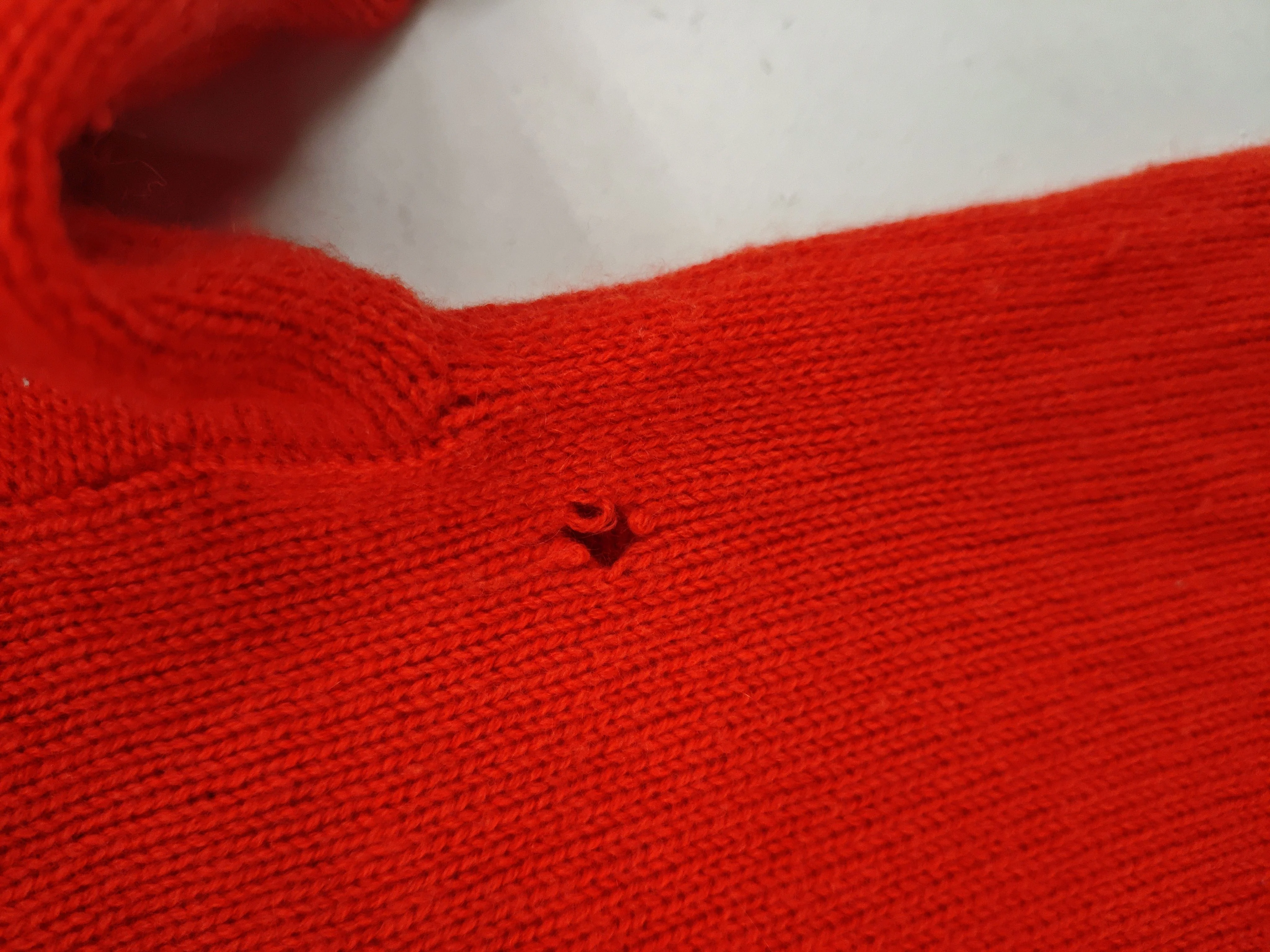 Autograph Women's Jumper UK 18 Red Wool with Cashmere Crew Neck Pullover - Image 5