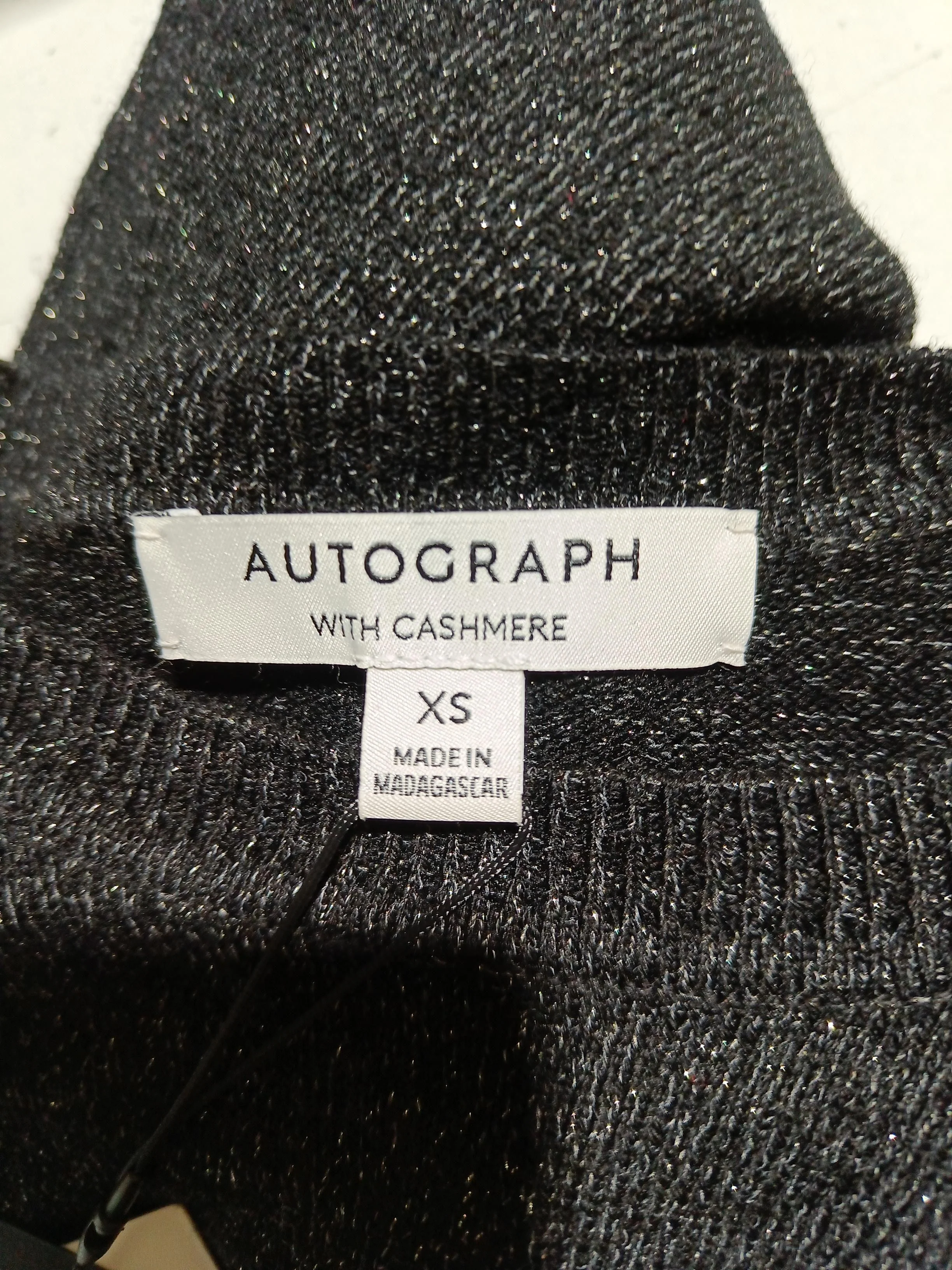 Autograph Women's Jumper XS Black Wool with Cashmere, Polyamide, Other Pullover - Image 5