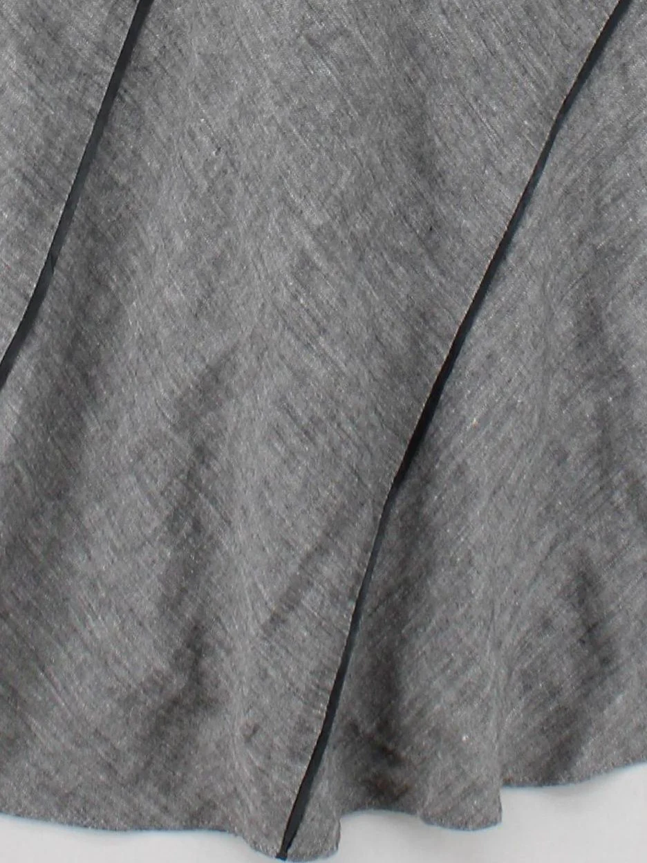 Autograph Women's Midi Skirt UK 12 Grey Linen - Image 4