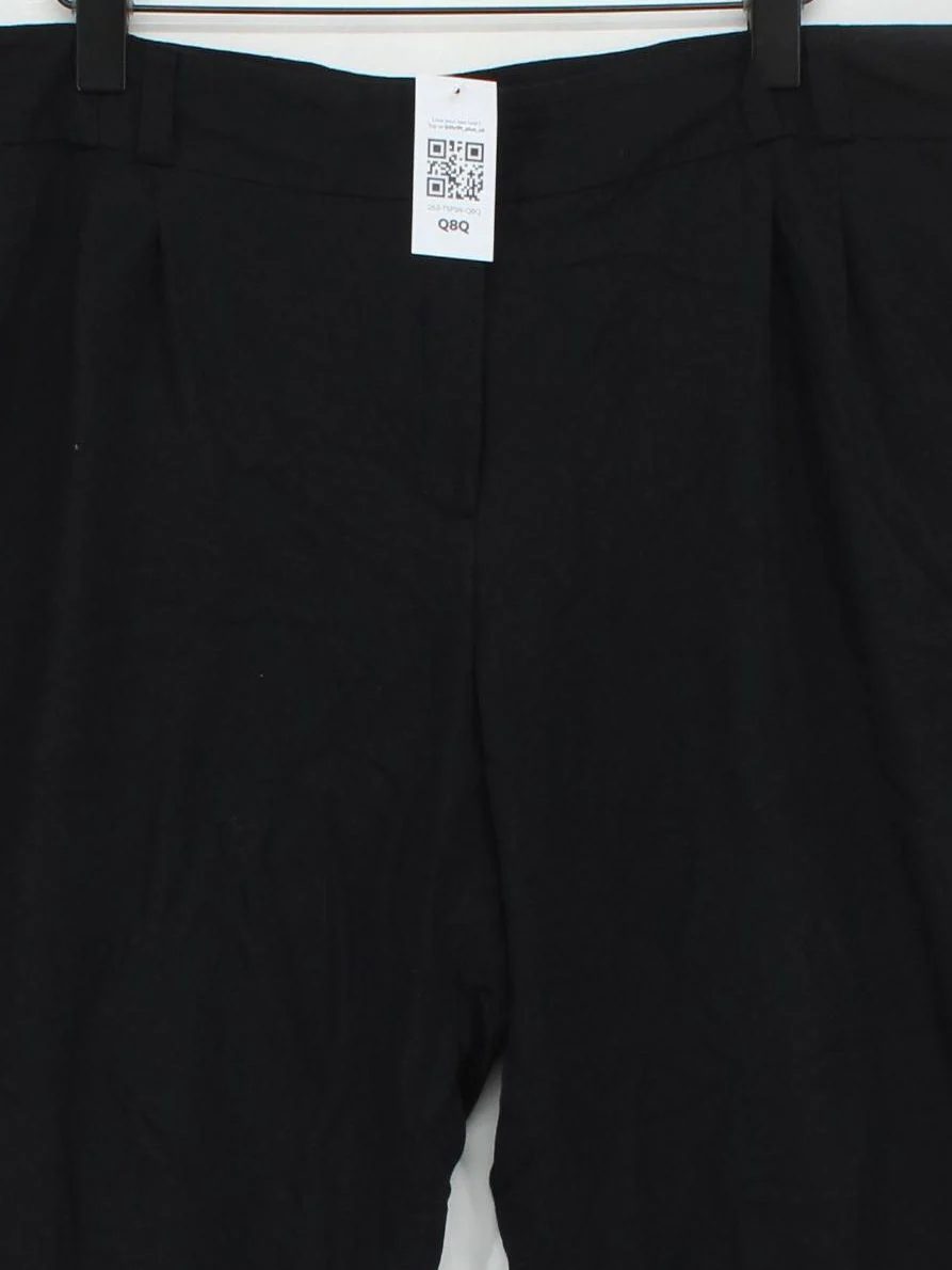 Autograph Women's Sports Bottoms UK 20 Black Viscose with Polyester Sweatpants - Image 3