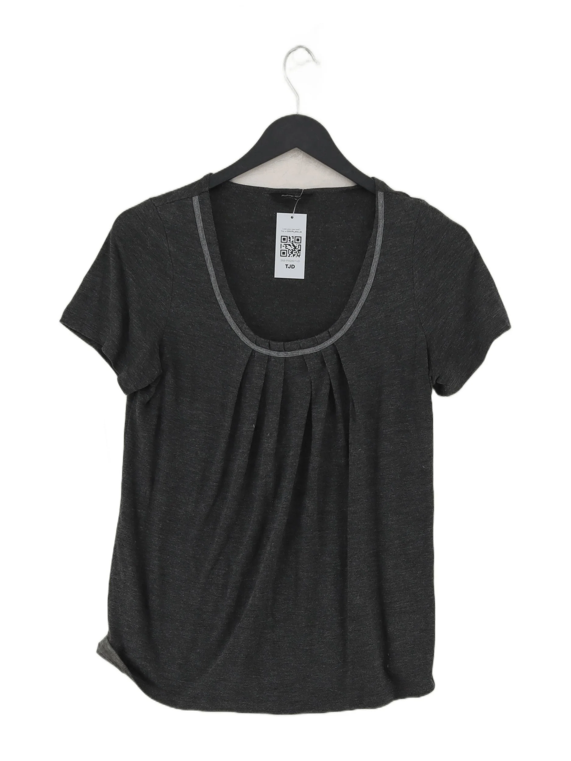 Autograph Women's T-Shirt S Grey Polyester with Viscose, Elastane Basic