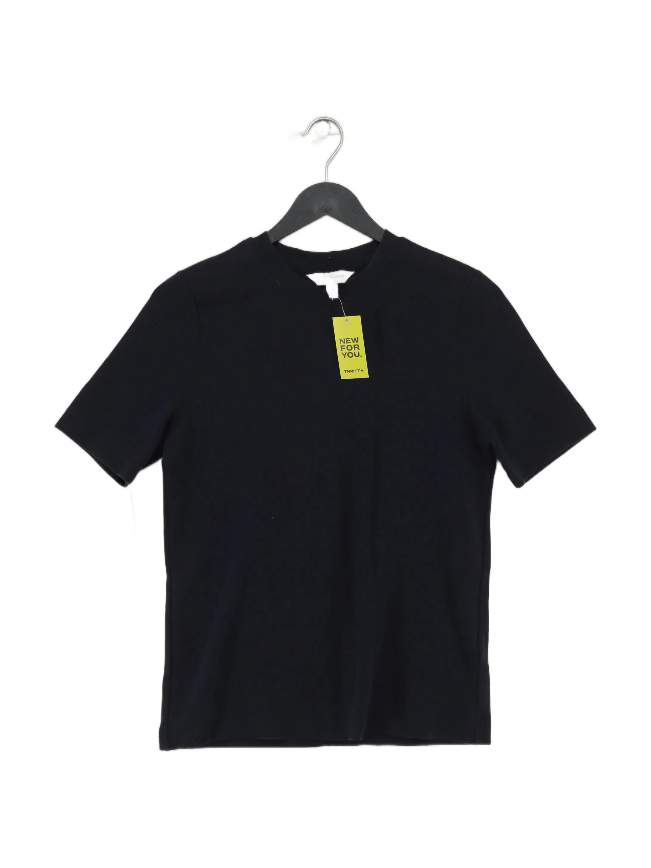 Autograph Women's T-Shirt UK 10 Blue Cotton with Elastane Basic