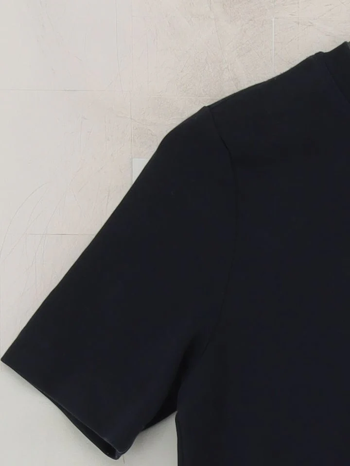 Autograph Women's T-Shirt UK 10 Blue Cotton with Elastane Basic - Image 4